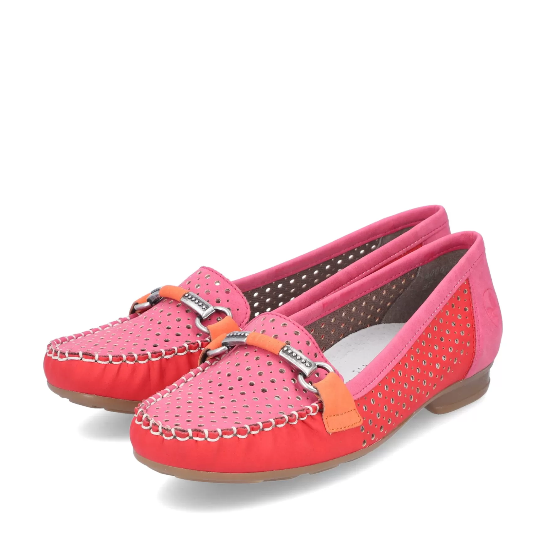 Women'S Loafers Raspberry Red-Rieker Outlet