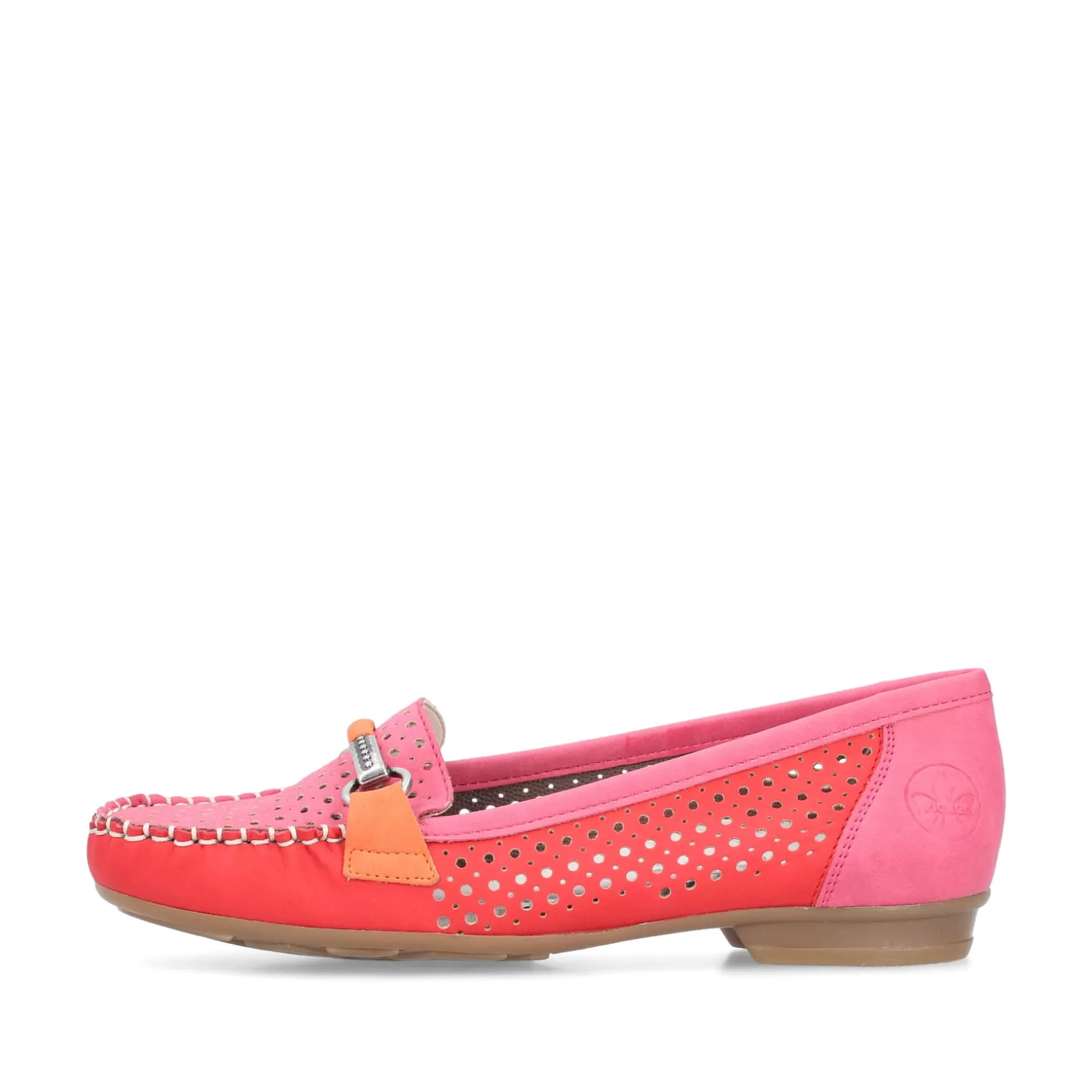 Women'S Loafers Raspberry Red-Rieker Outlet