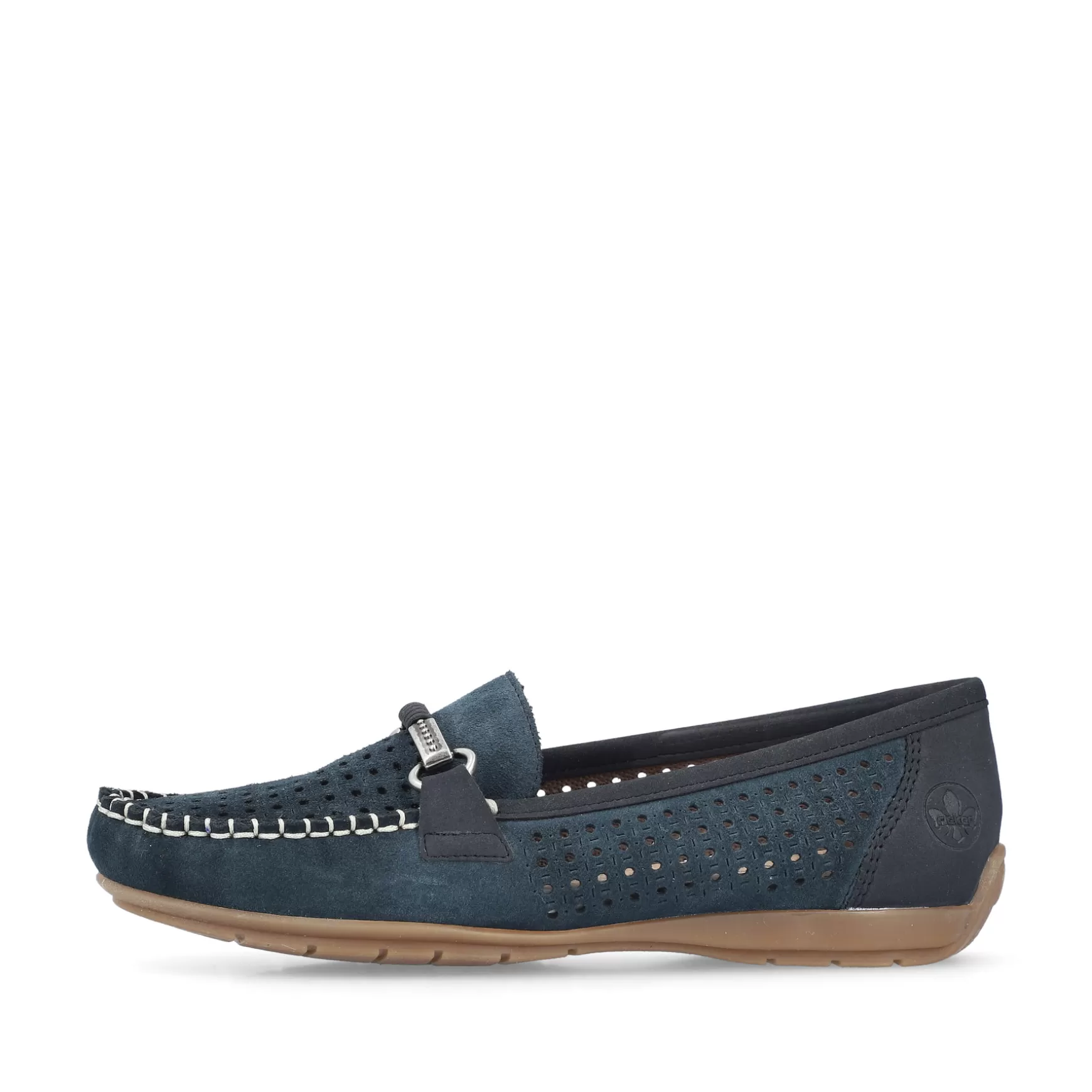 Women'S Loafers Slate Blue-Rieker New