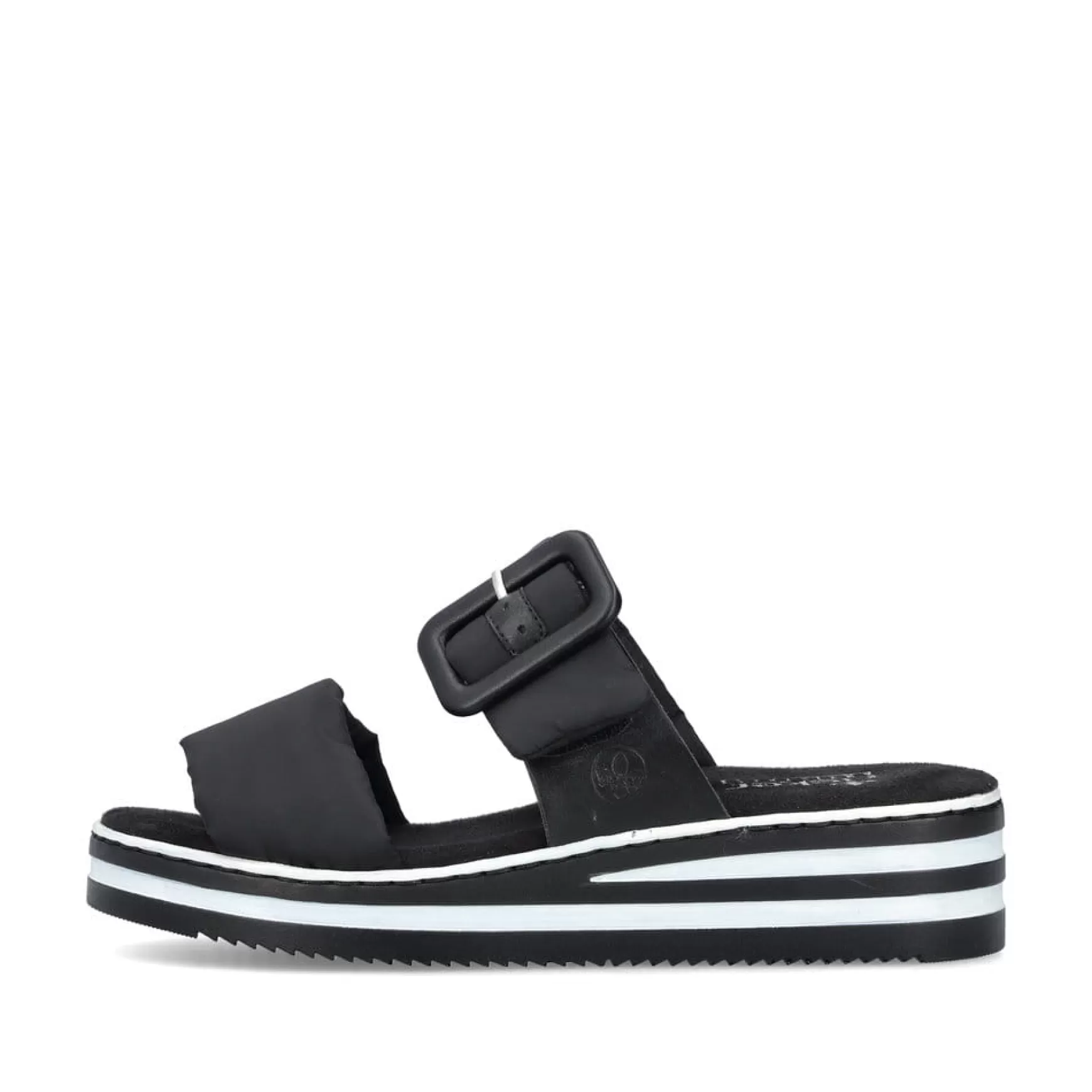 Women'S Mules Asphalt Black-Rieker Best Sale