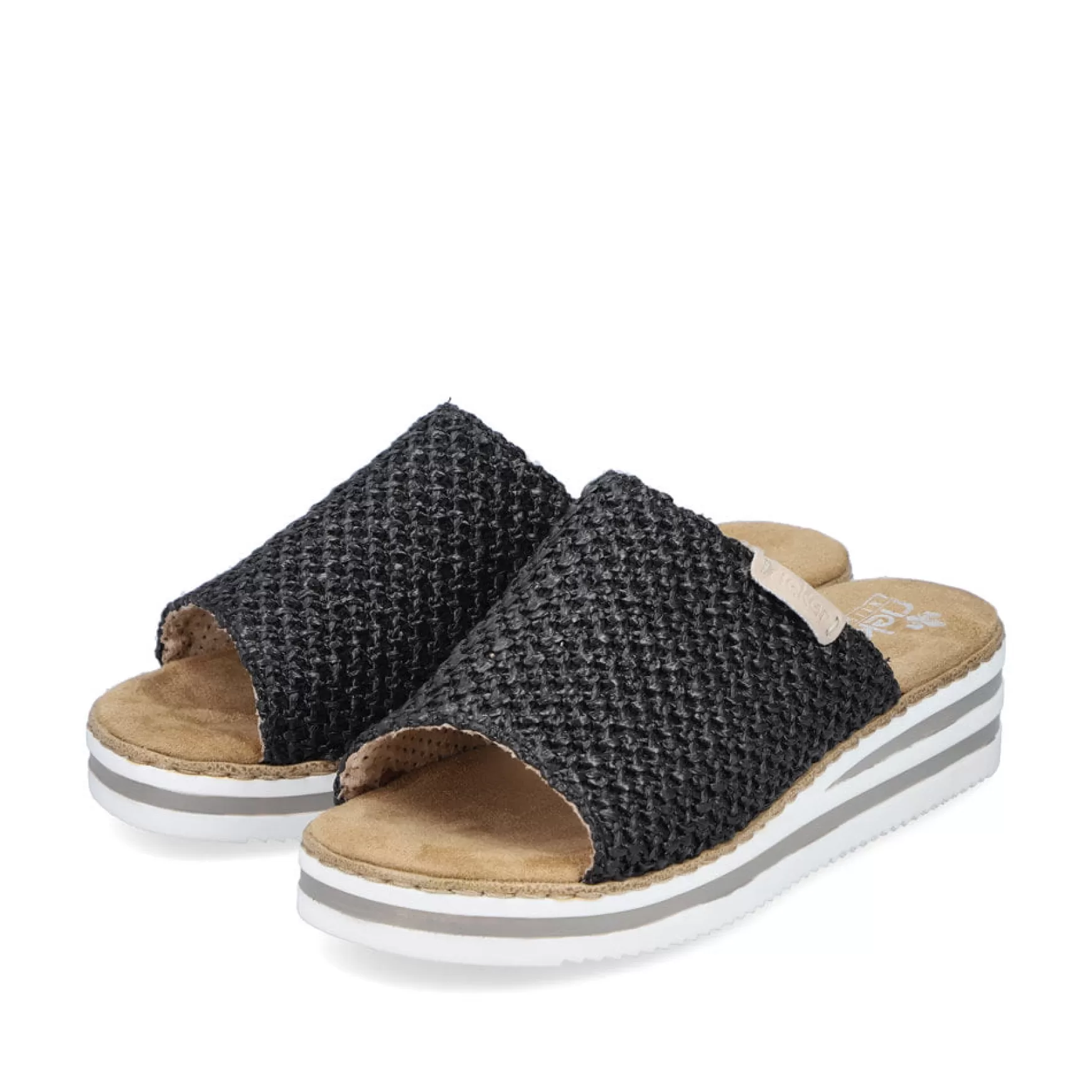 Women'S Mules Asphalt Black-Rieker Clearance