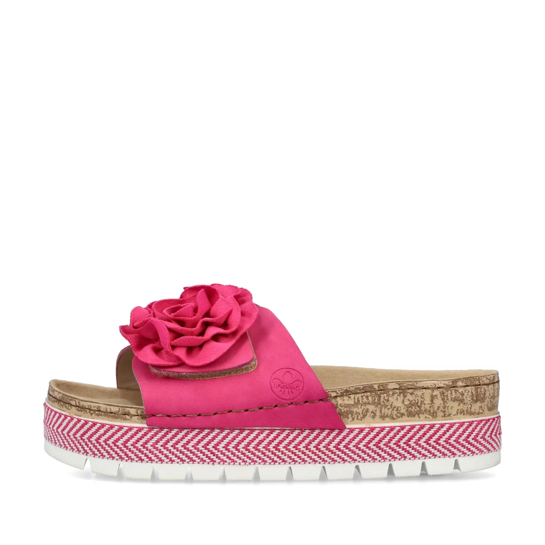 Women'S Mules Blood Pink-Rieker Fashion