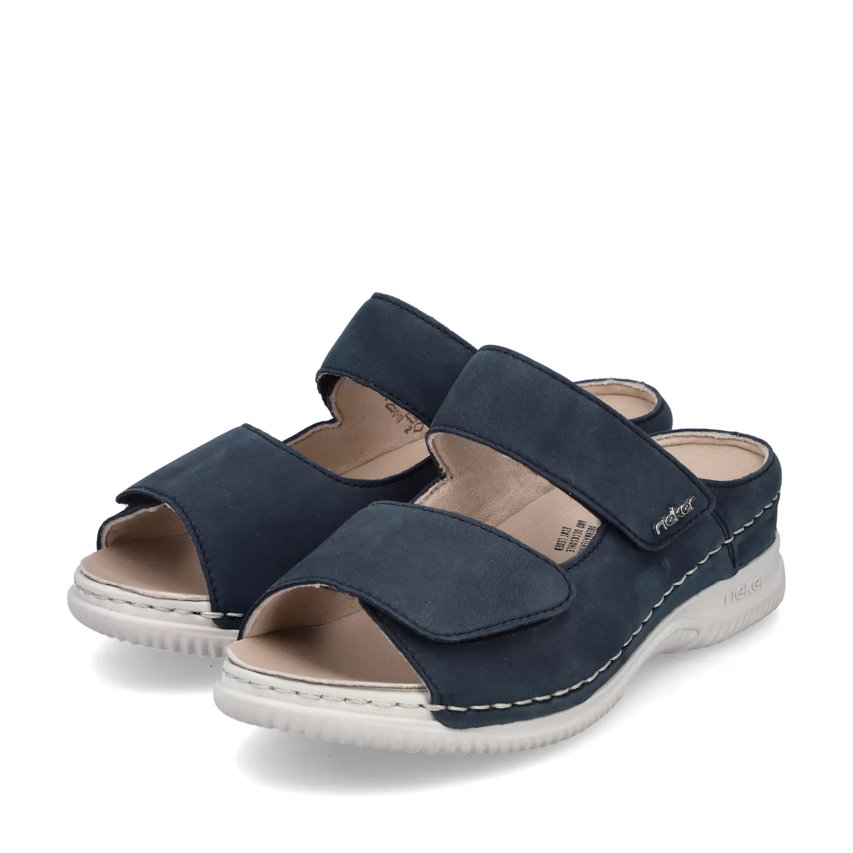 Women'S Mules Blue Gray-Rieker Online