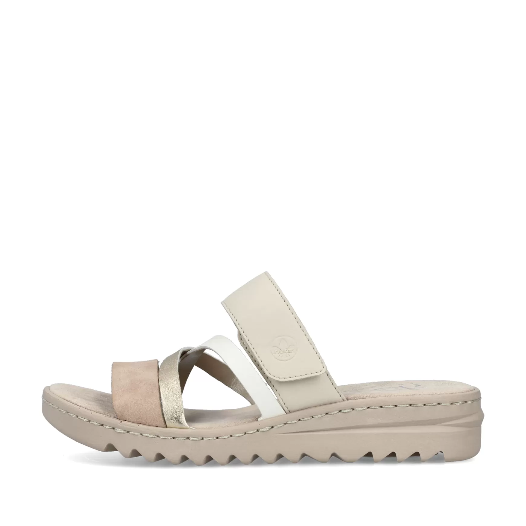 Women'S Mules Champagne Soft Pink-Rieker Outlet