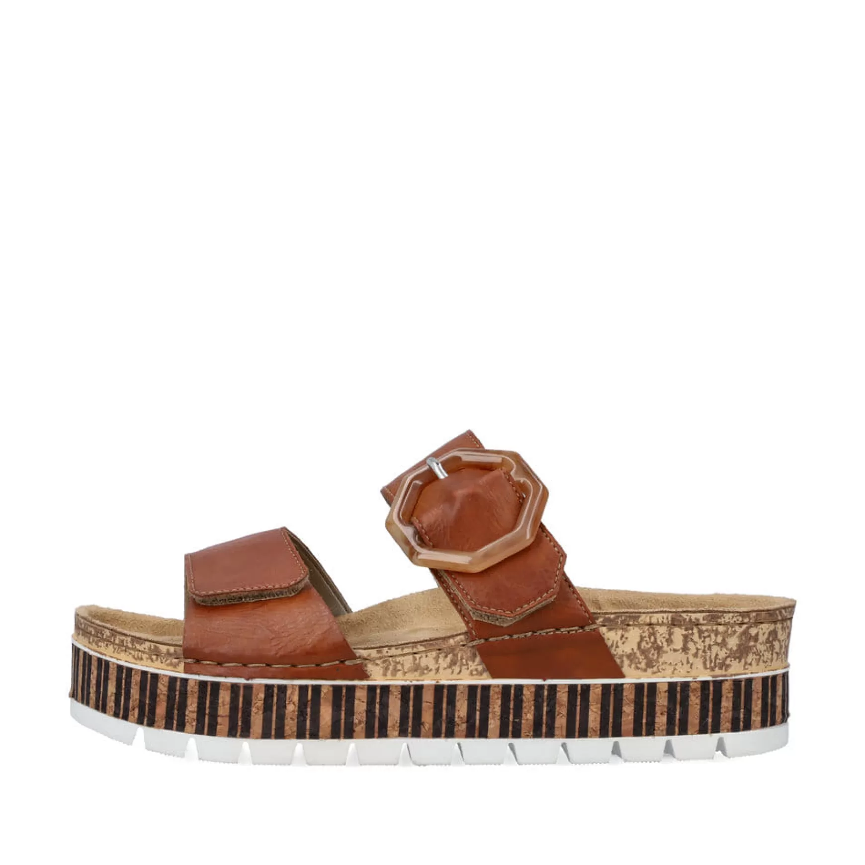 Women'S Mules Chestnut Brown-Rieker Best