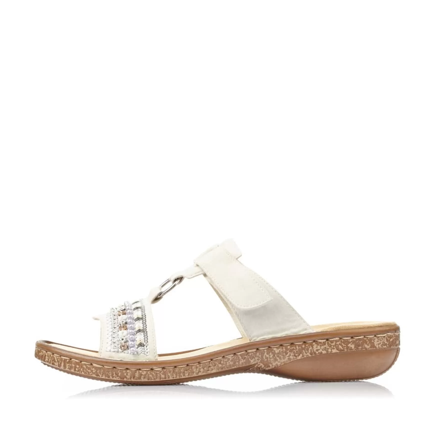 Women'S Mules Cream White-Rieker Discount