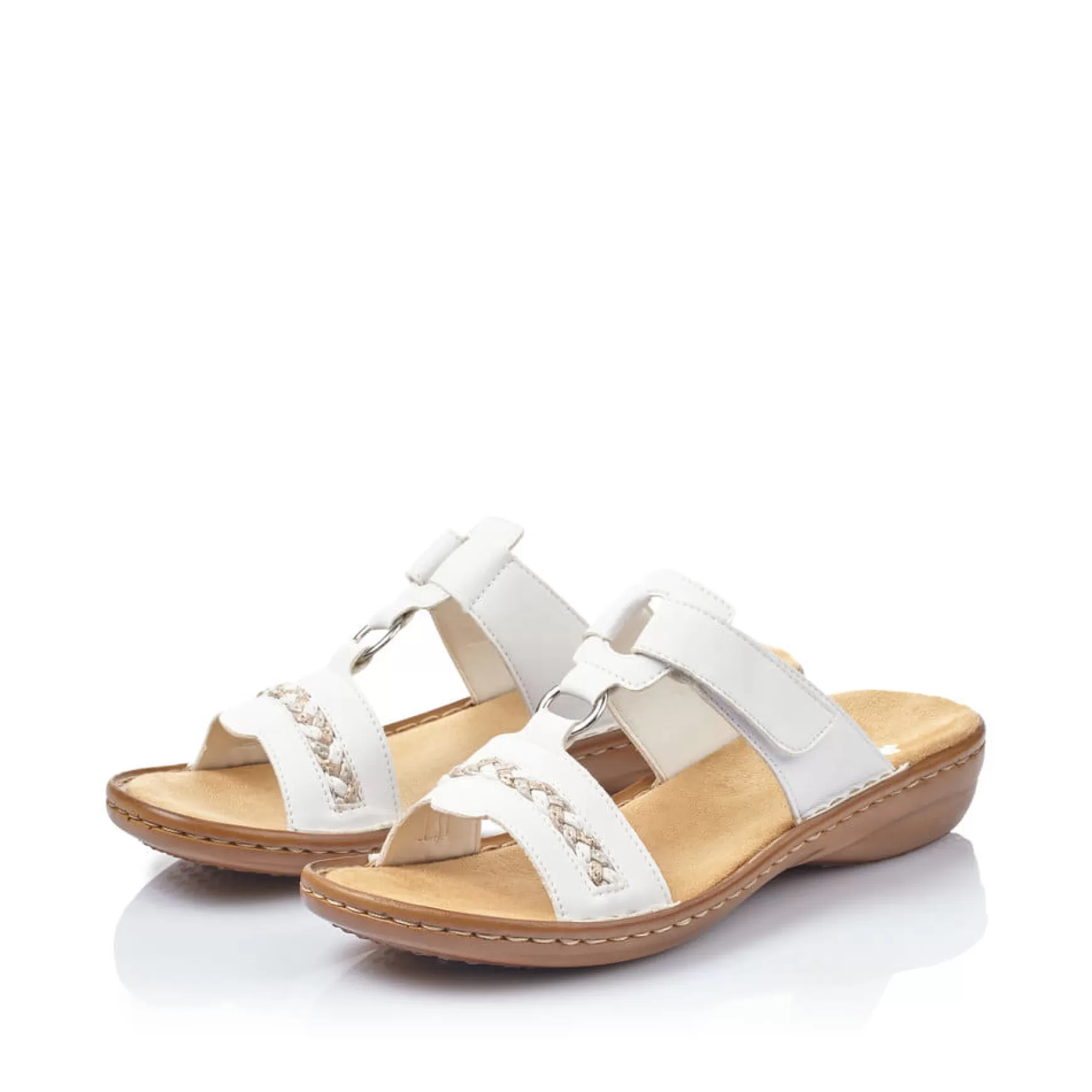 Women'S Mules Crystal White-Rieker Flash Sale