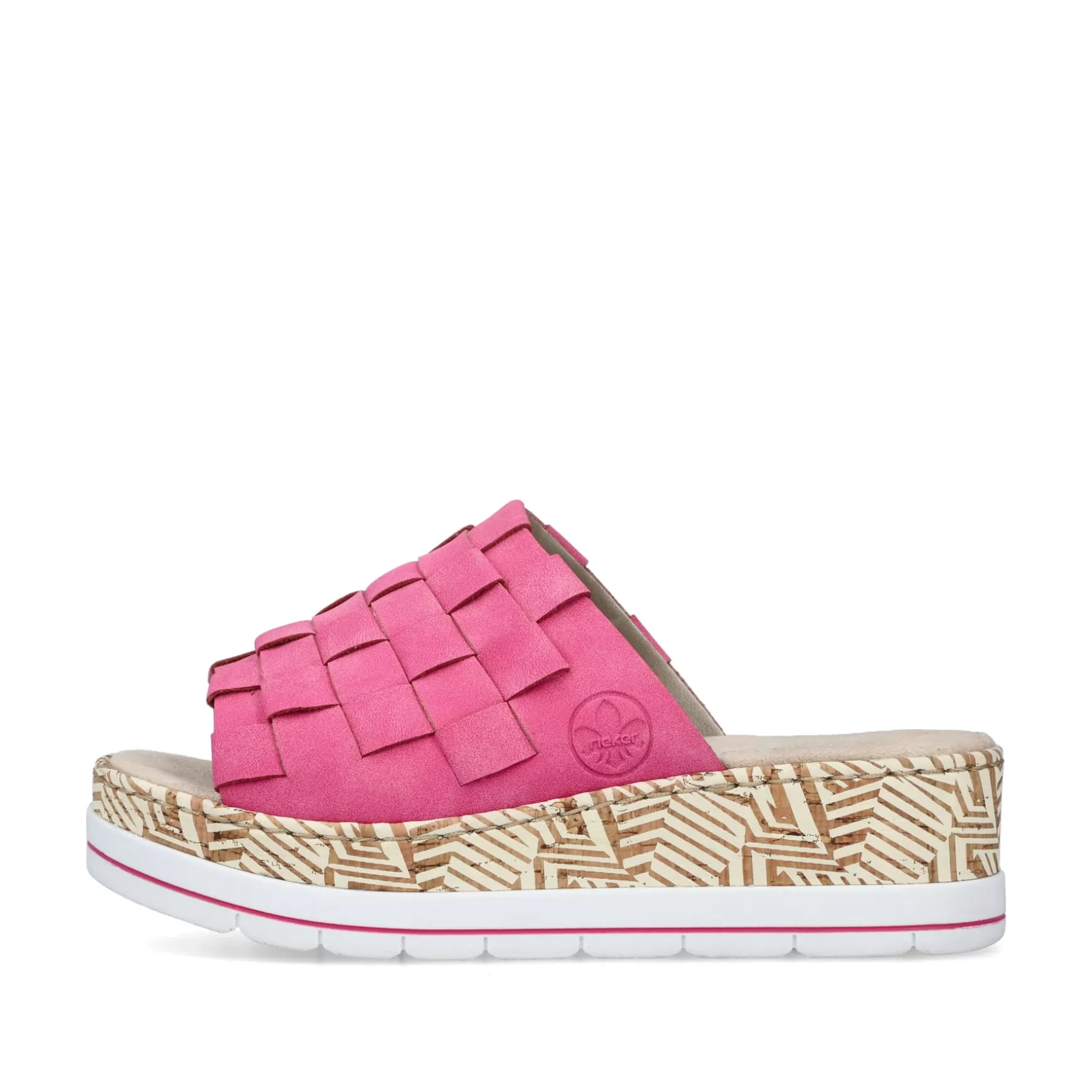 Women'S Mules Flamingo Pink-Rieker Fashion