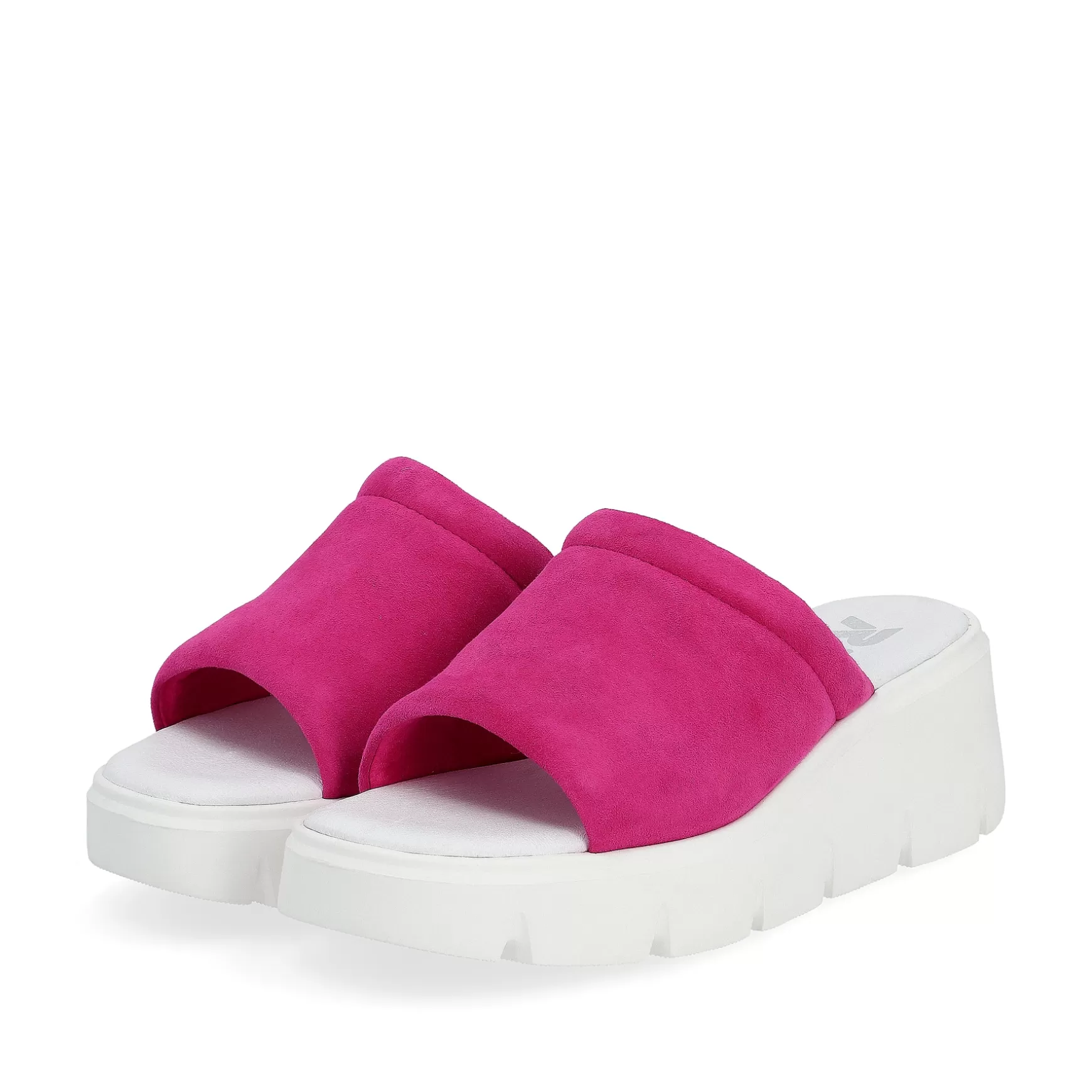 Women'S Mules Fuchsia-Rieker Fashion