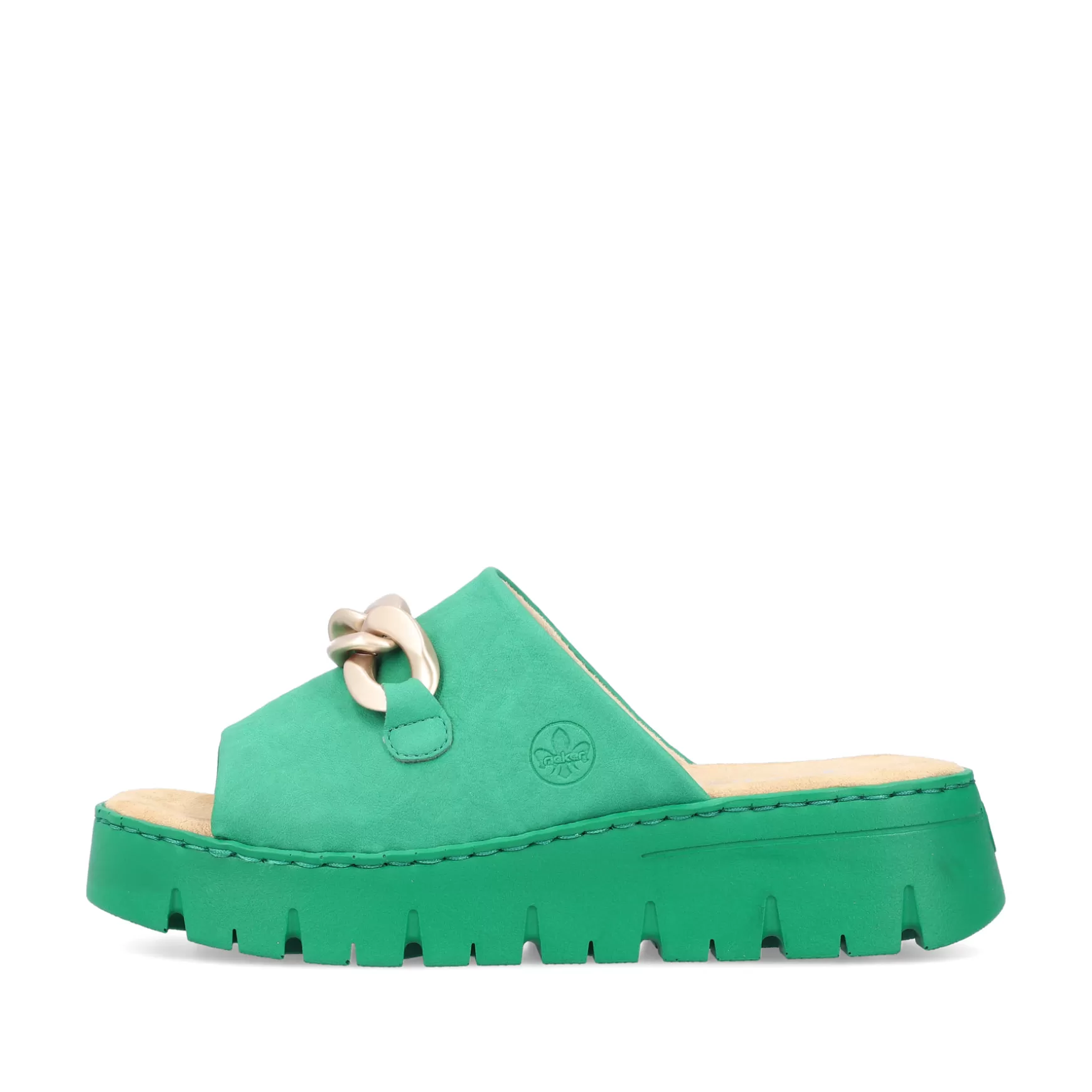 Women'S Mules Grass Green-Rieker Hot