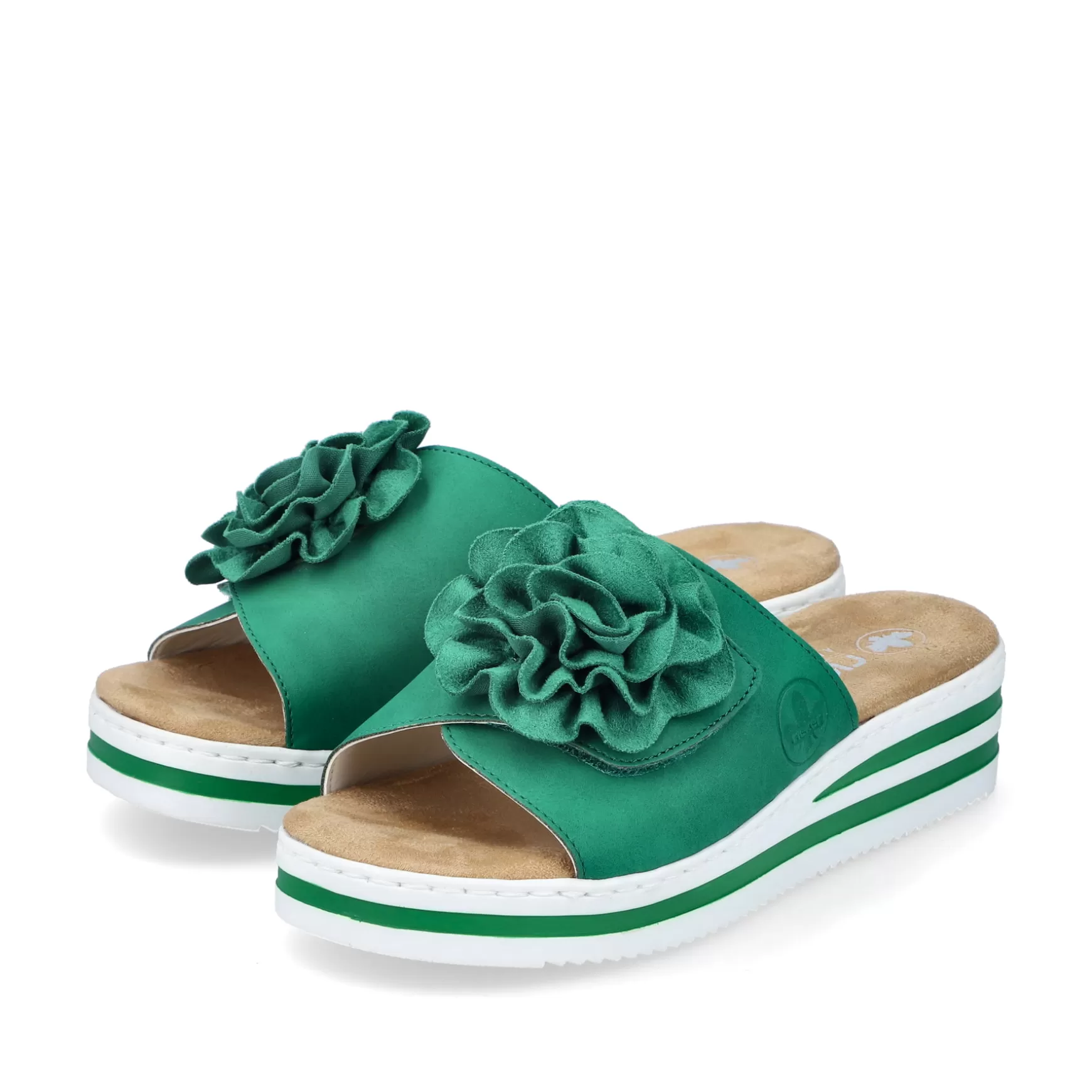 Women'S Mules Grass Green-Rieker New