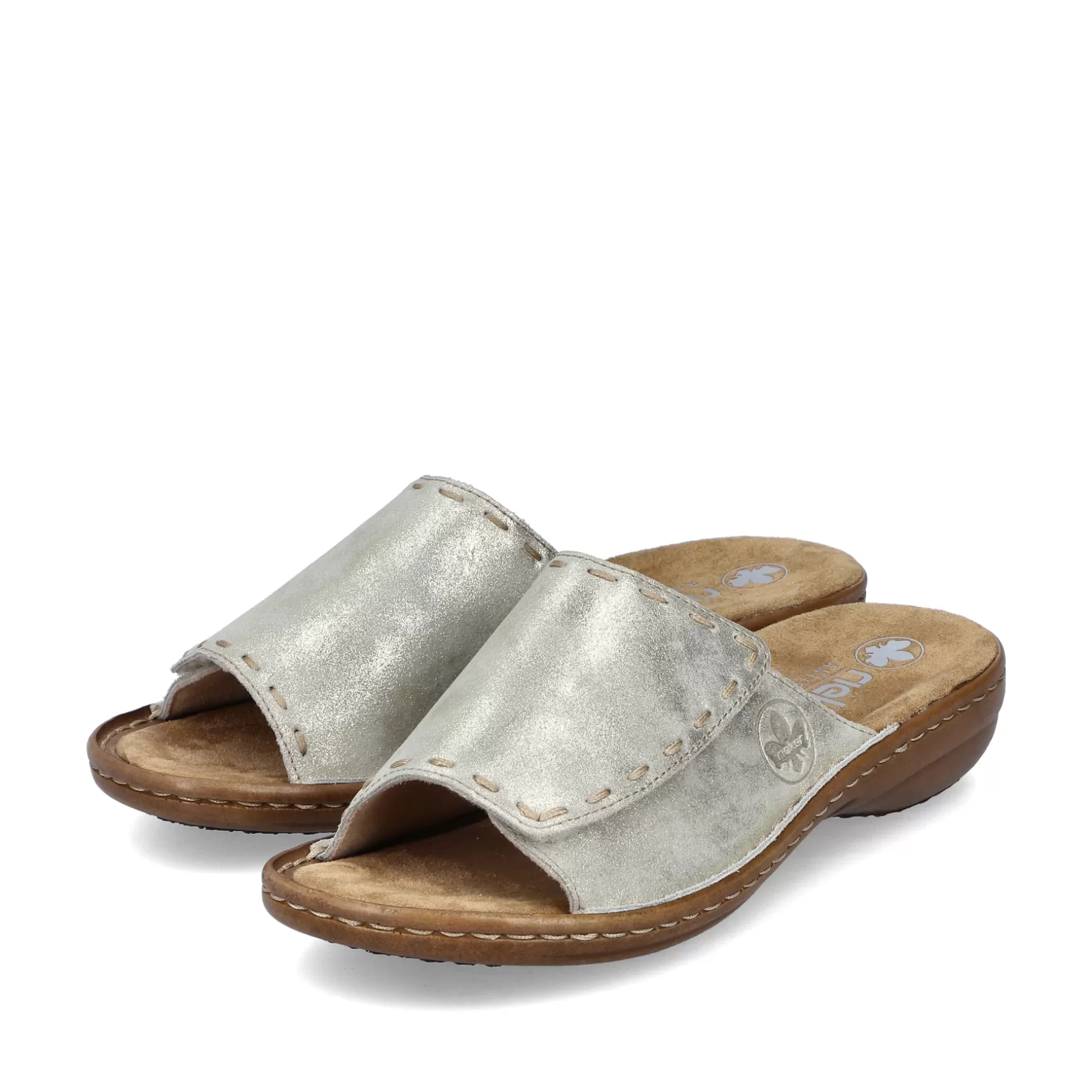 Women'S Mules Light Beige-Rieker Discount