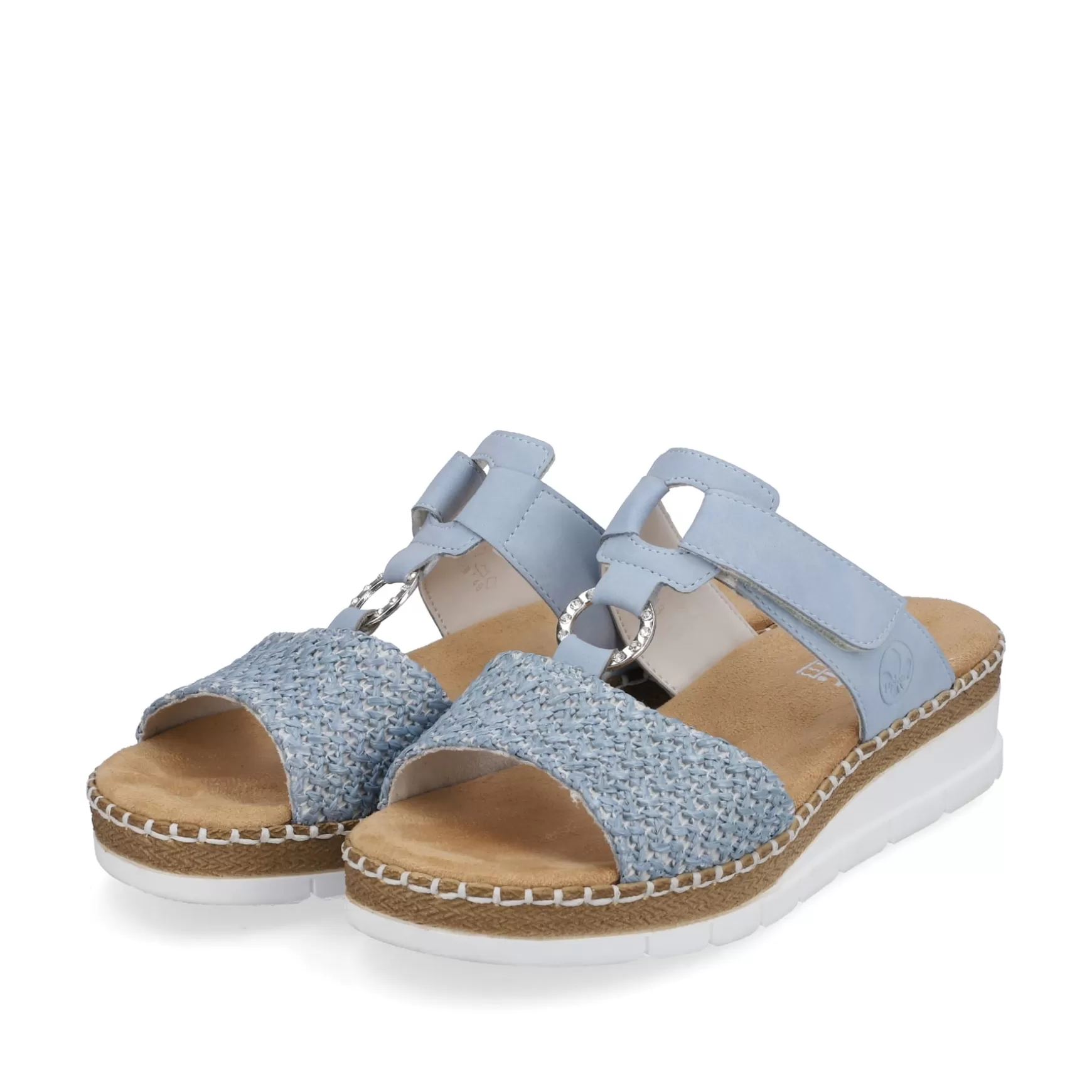 Women'S Mules Light Blue-Rieker Flash Sale