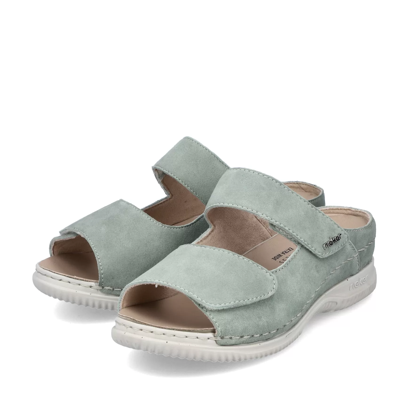 Women'S Mules Light Green-Rieker Best Sale