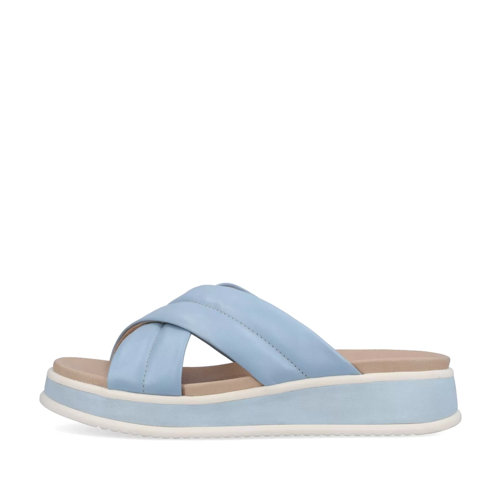 Women'S Mules Light Summer Blue-Rieker Best Sale