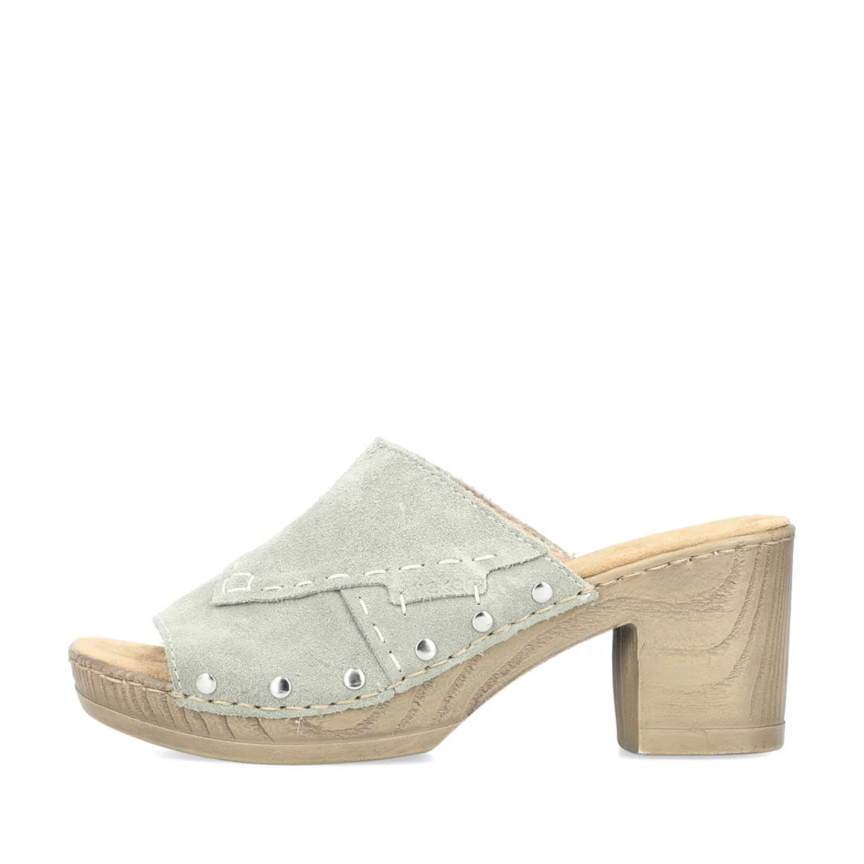 Women'S Mules Mint Green-Rieker Clearance