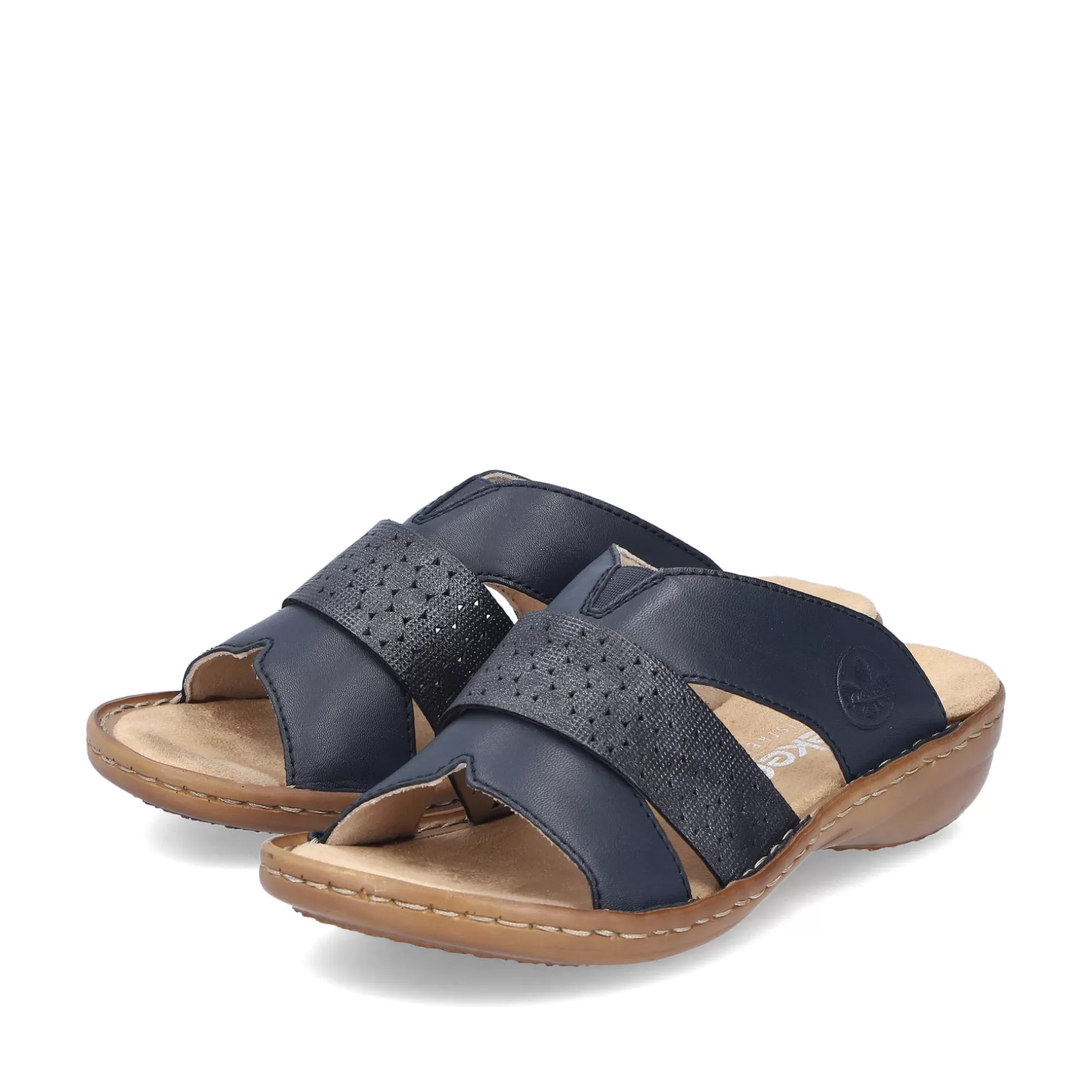 Women'S Mules Navy Blue-Rieker Clearance