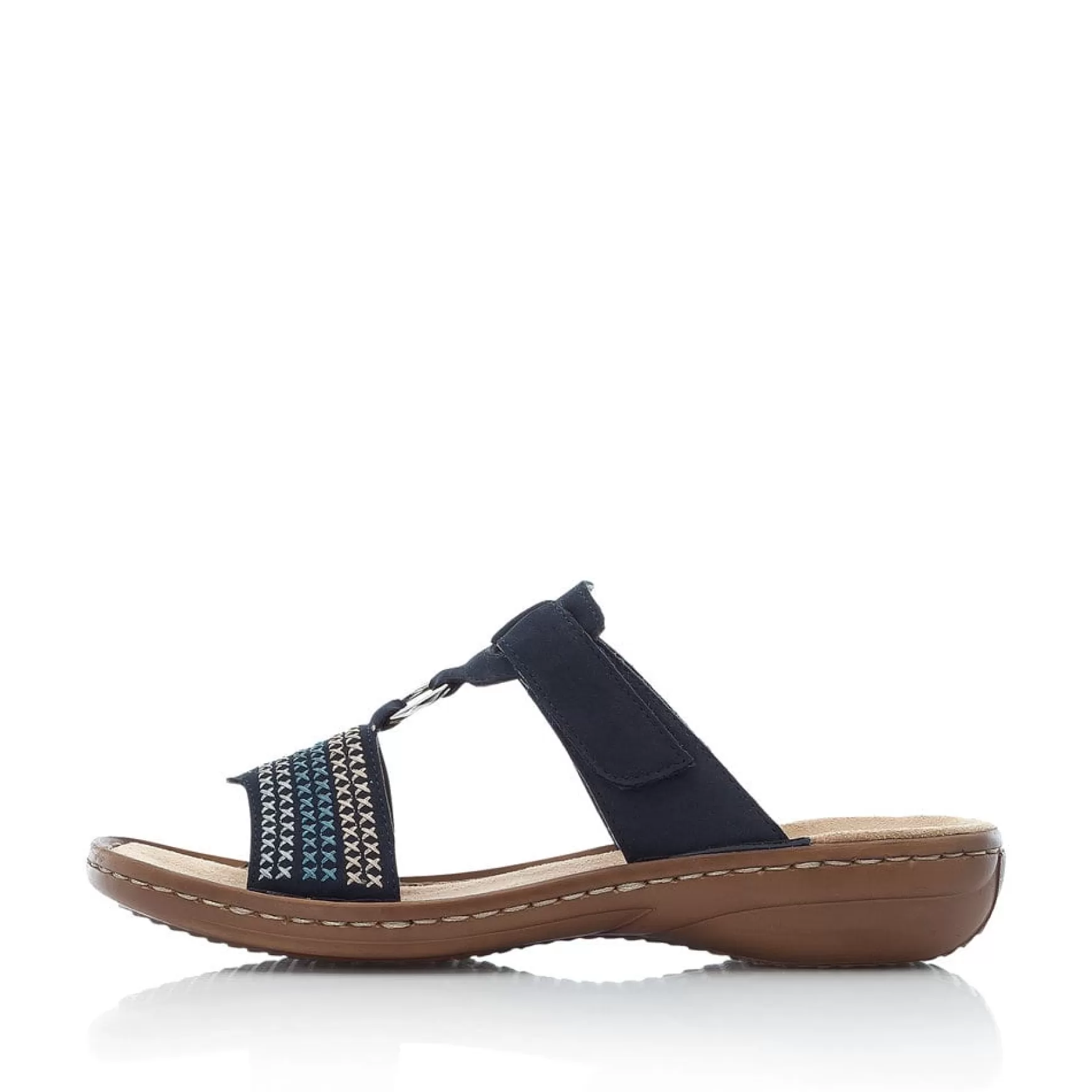 Women'S Mules Navy Blue-Rieker Sale