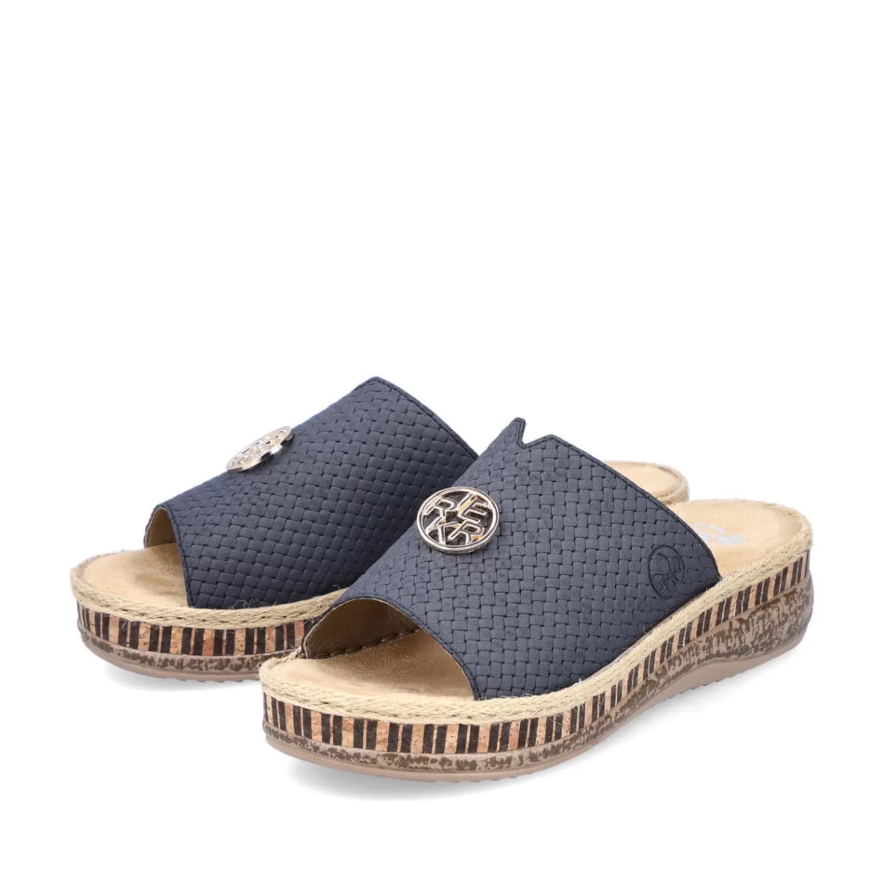 Women'S Mules Navy Blue-Rieker Best Sale