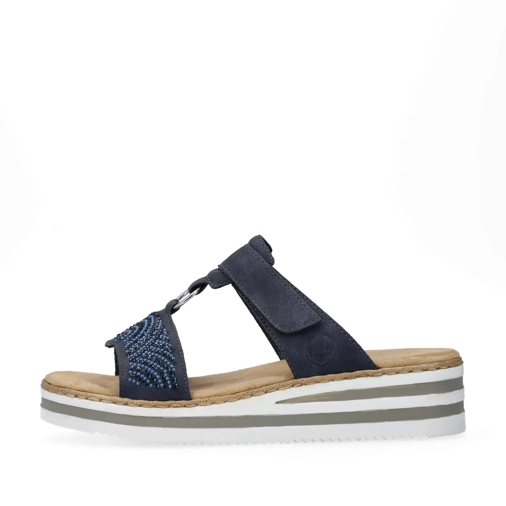 Women'S Mules Navy Blue-Rieker Best Sale