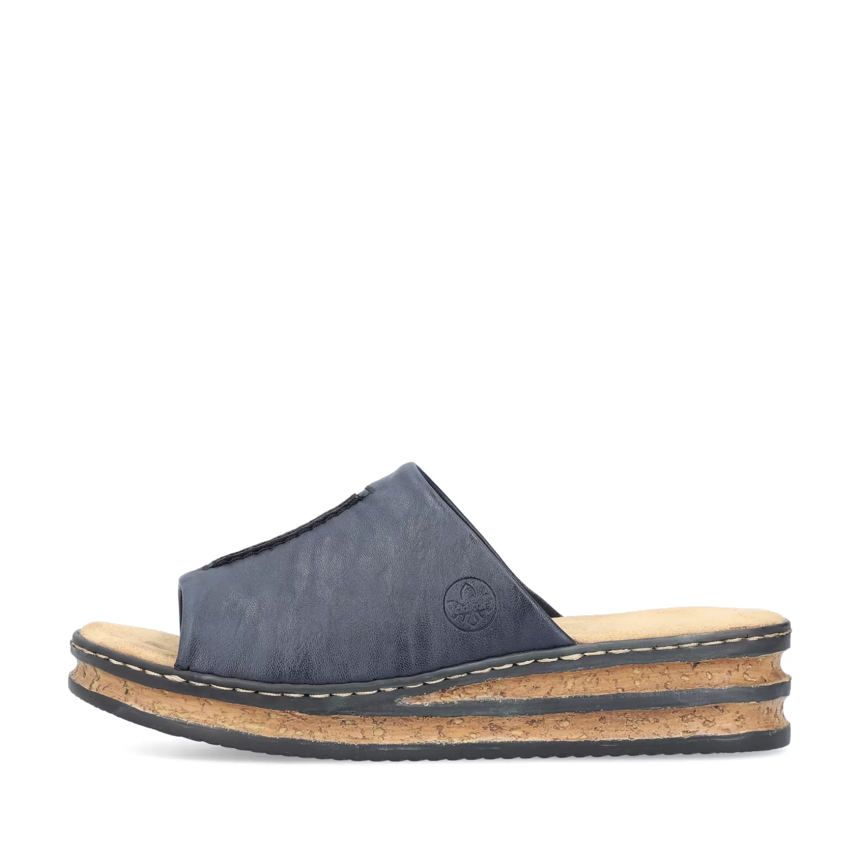 Women'S Mules Navy Blue-Rieker Sale