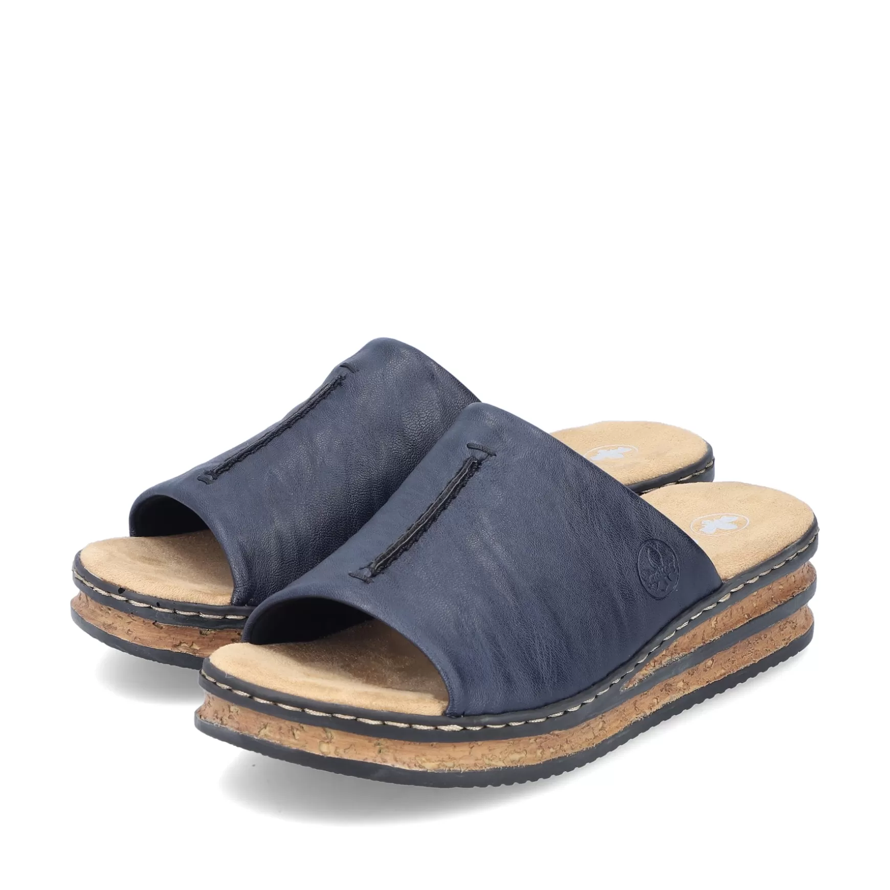 Women'S Mules Navy Blue-Rieker Sale