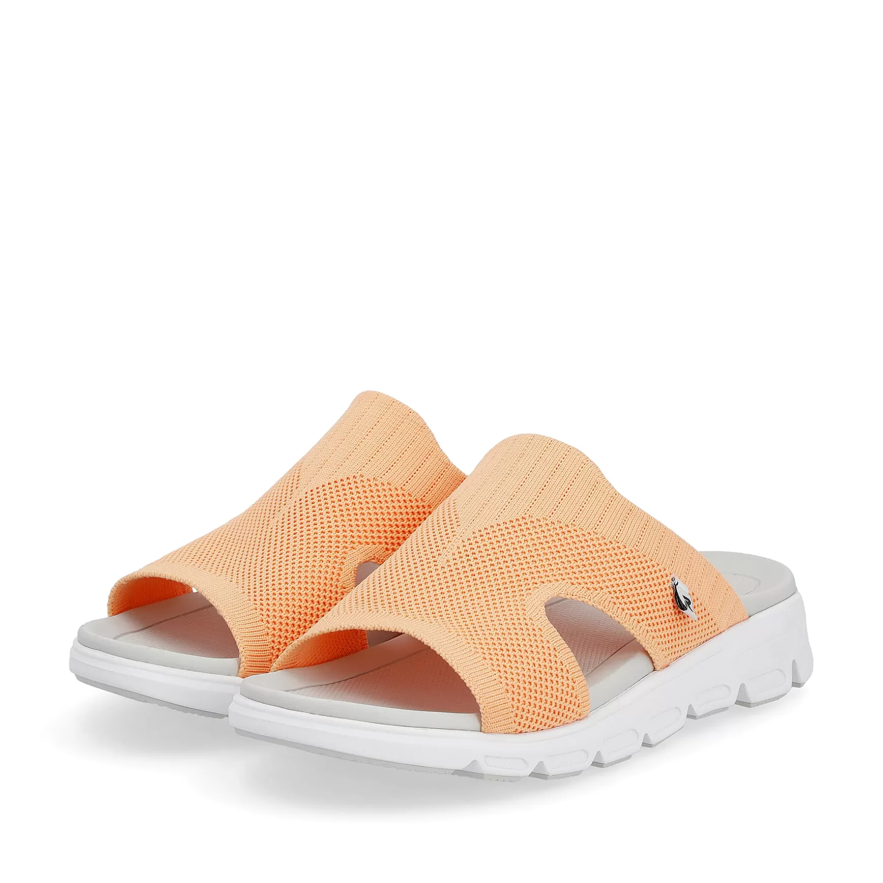 Women'S Mules Neon Orange-Rieker New