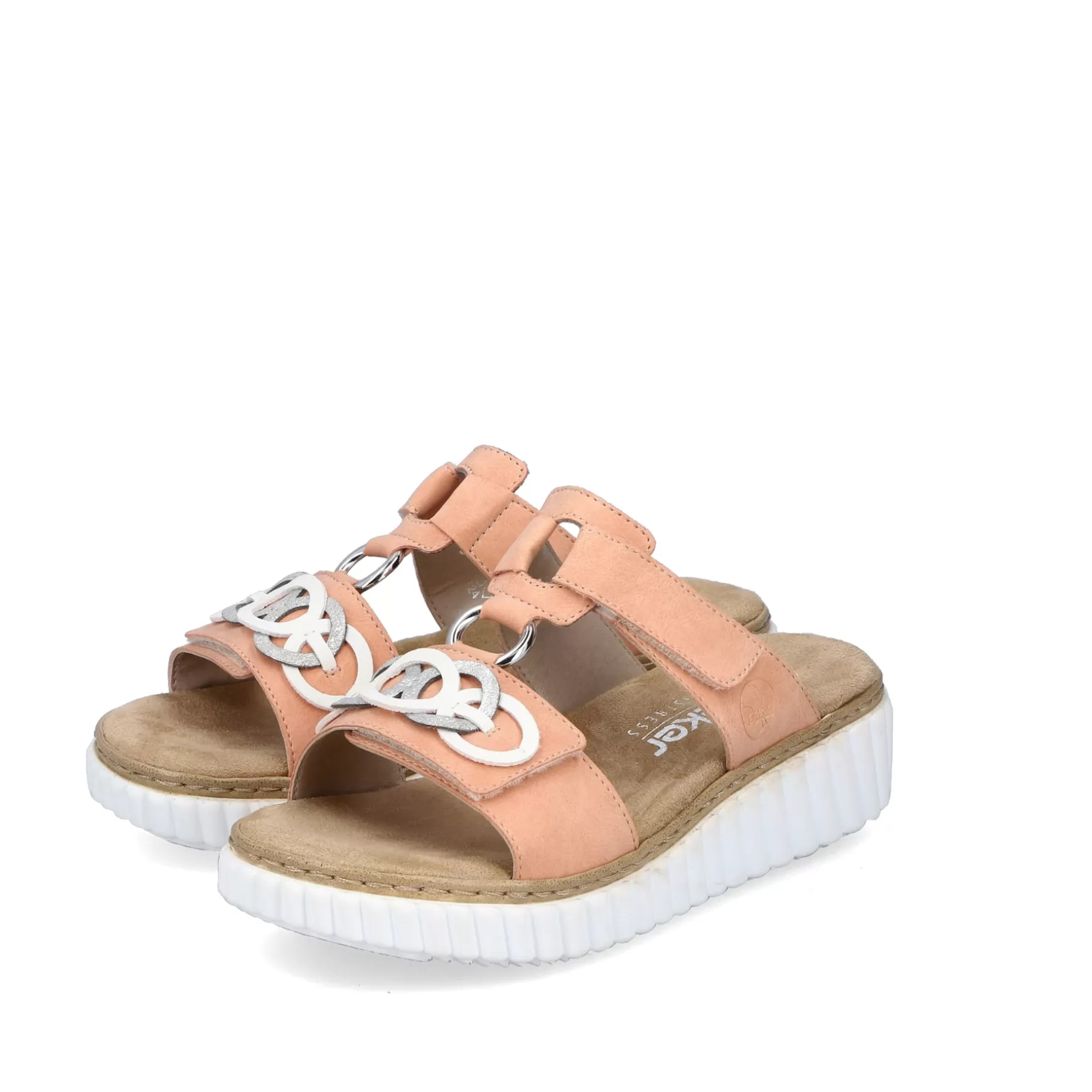 Women'S Mules Peach-Rieker Store