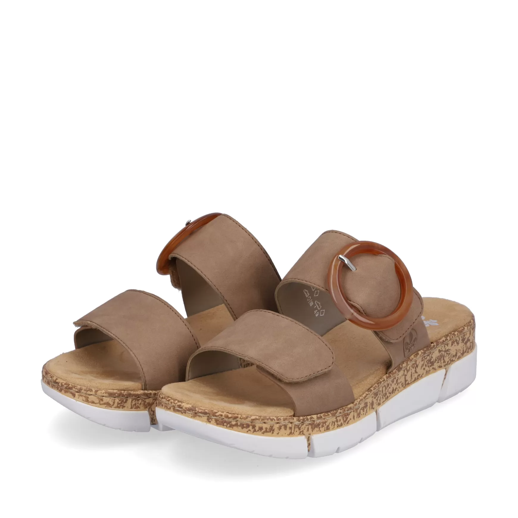 Women'S Mules Sand Beige-Rieker Clearance