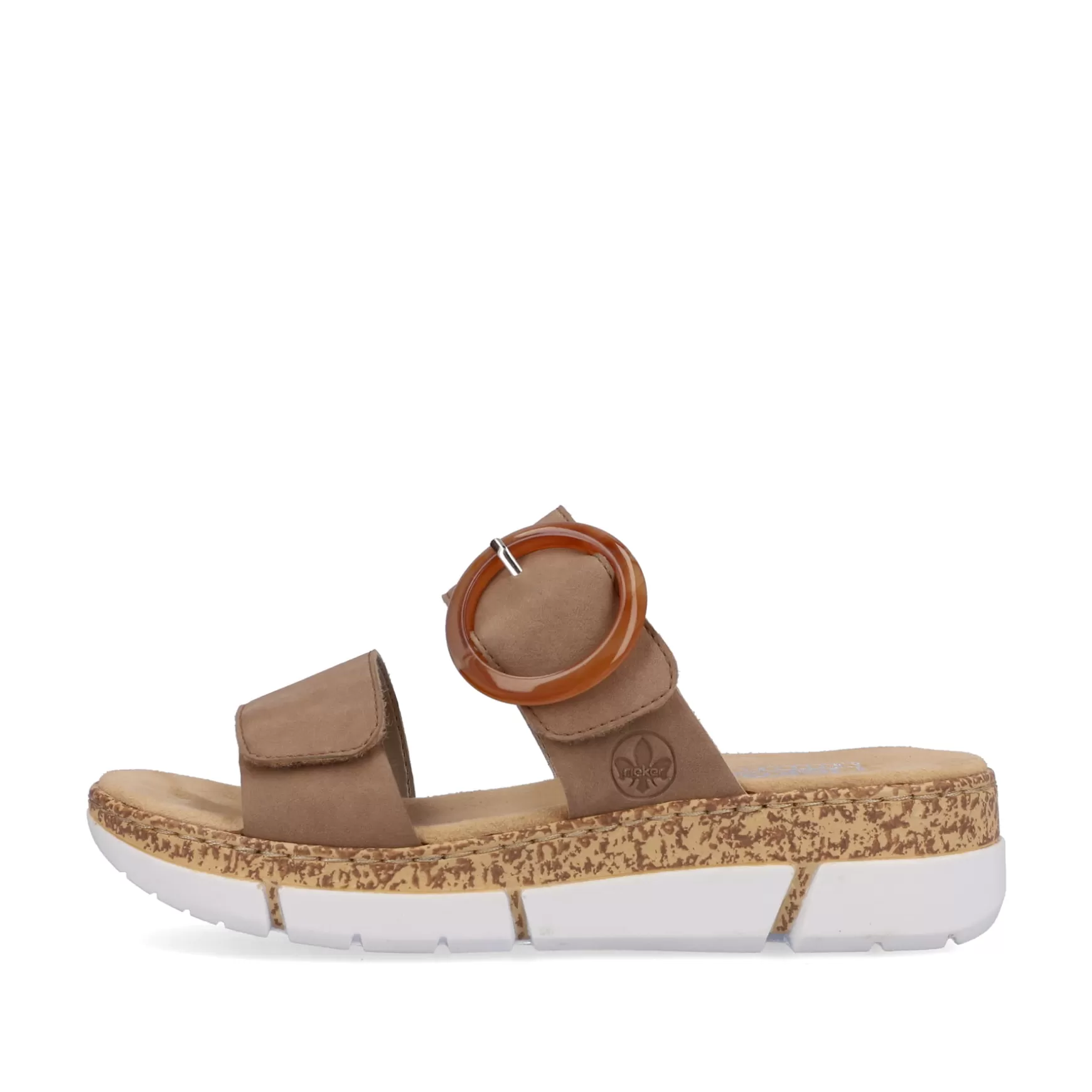 Women'S Mules Sand Beige-Rieker Clearance