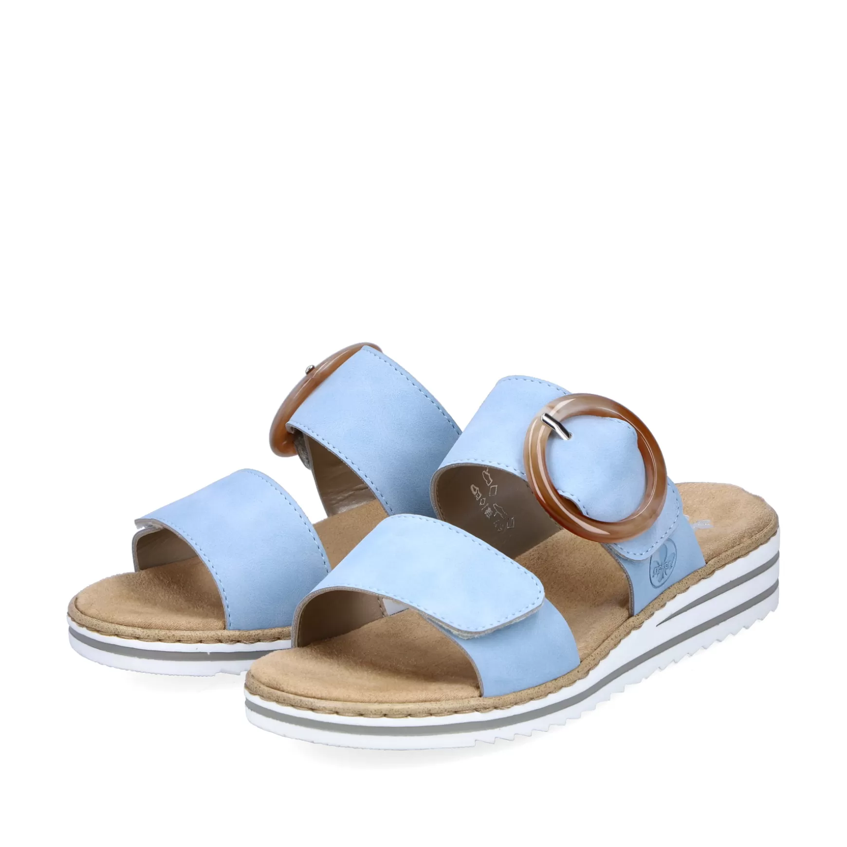 Women'S Mules Sky Blue-Rieker Cheap