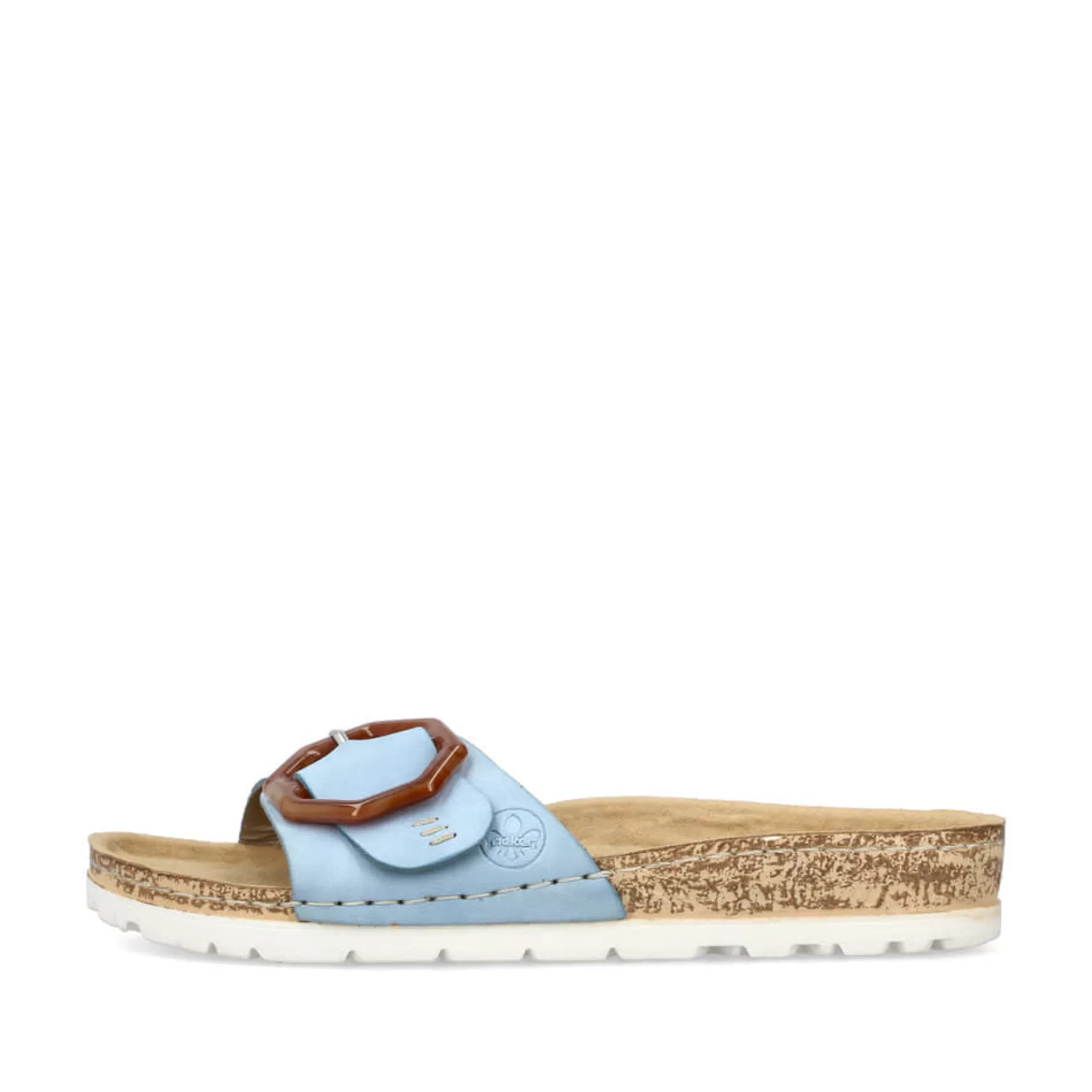 Women'S Mules Sky Blue-Rieker Best