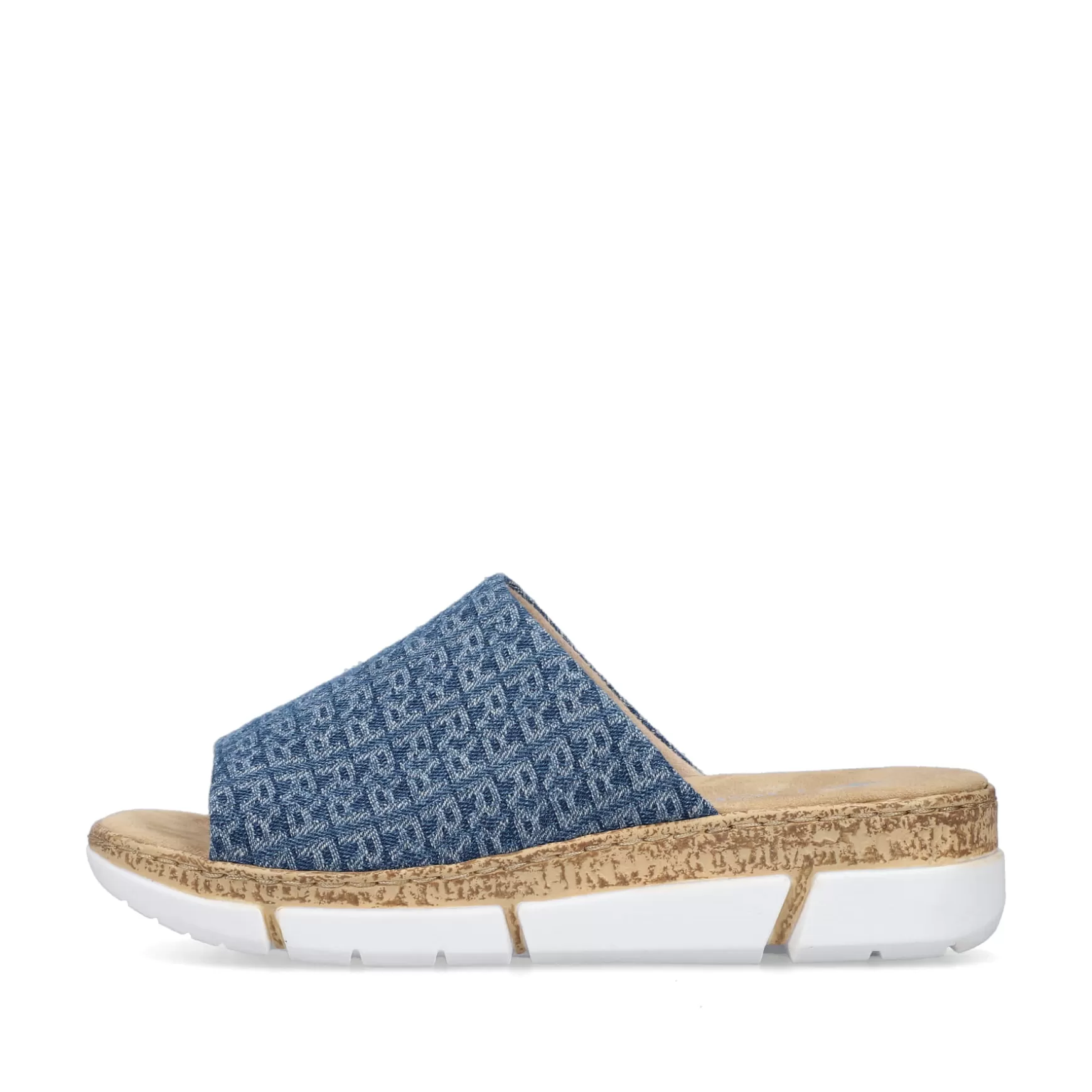 Women'S Mules Slate Blue-Rieker Discount