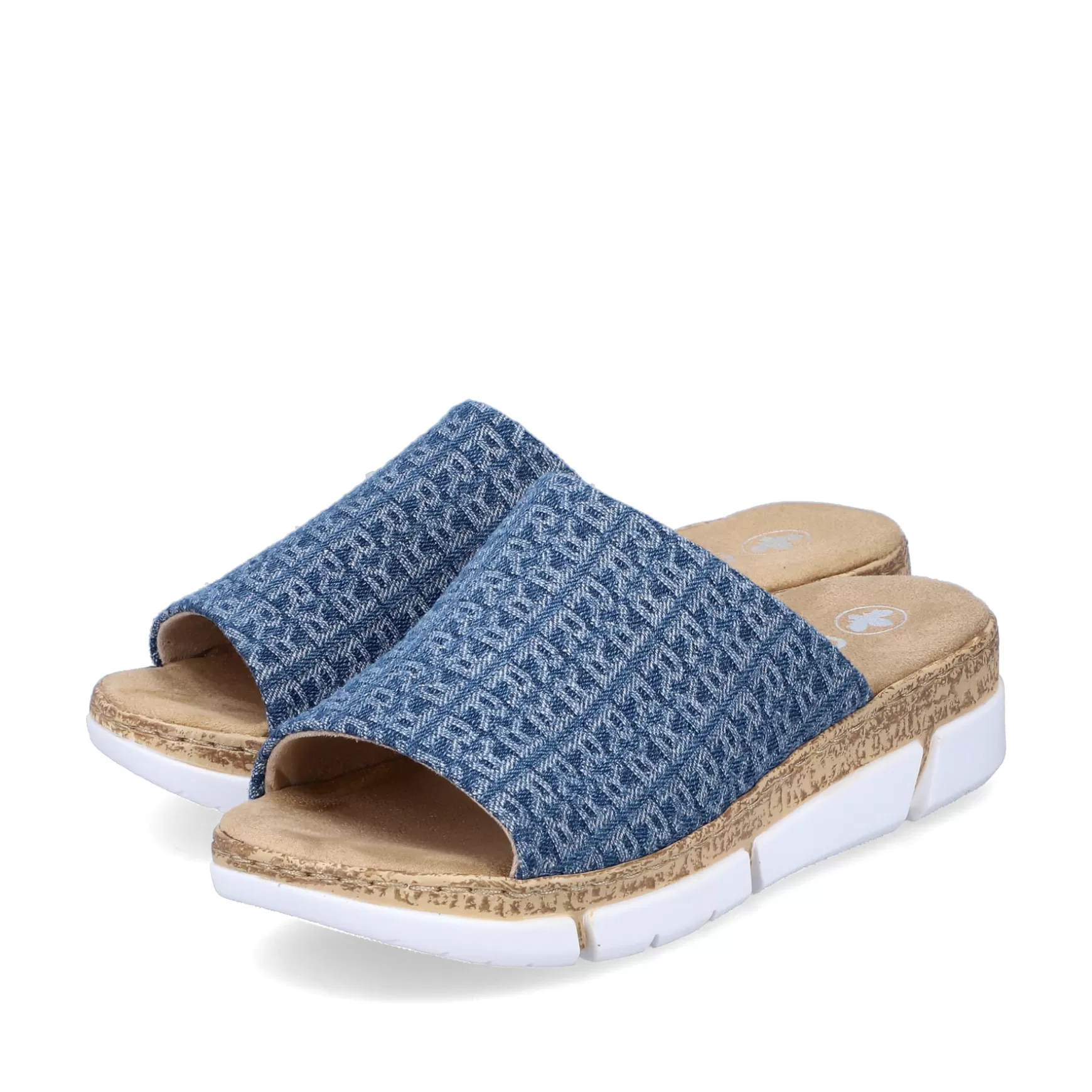 Women'S Mules Slate Blue-Rieker Discount