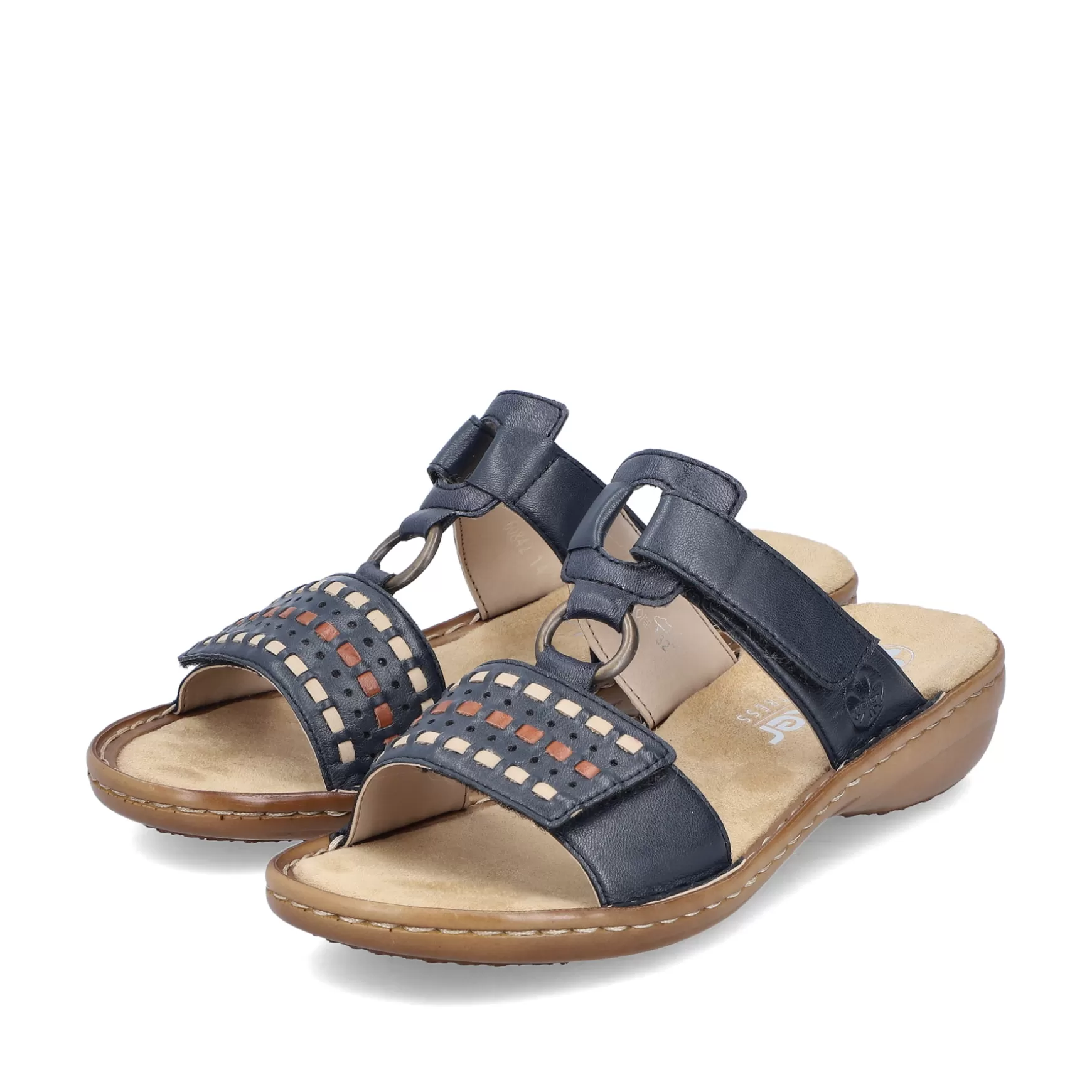 Women'S Mules Steel Blue-Rieker Shop