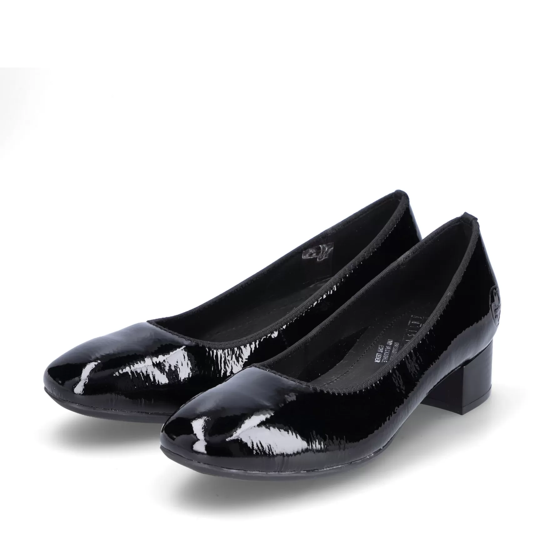 Women'S Pumps Glossy Black-Rieker Cheap