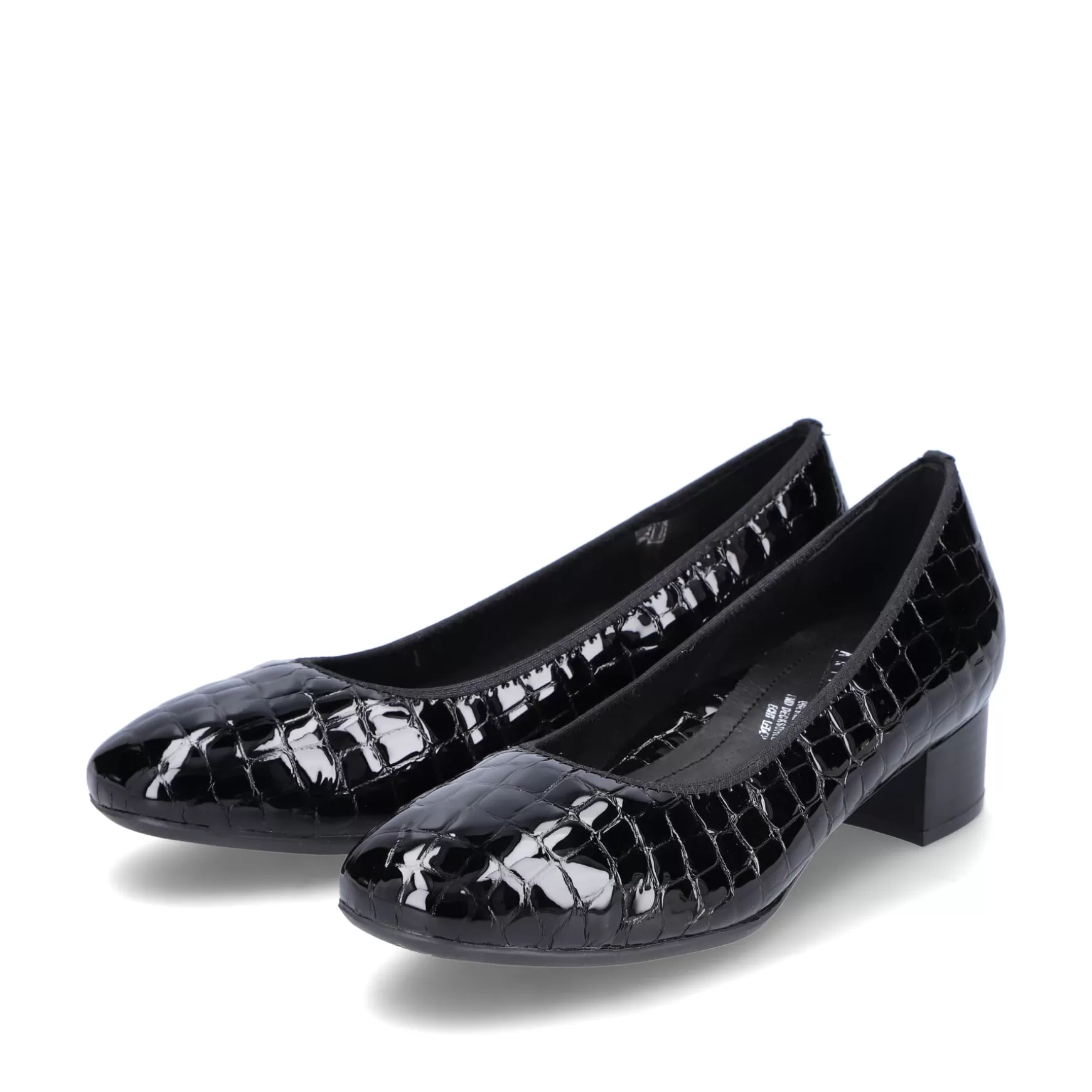 Women'S Pumps Glossy Black-Rieker Online