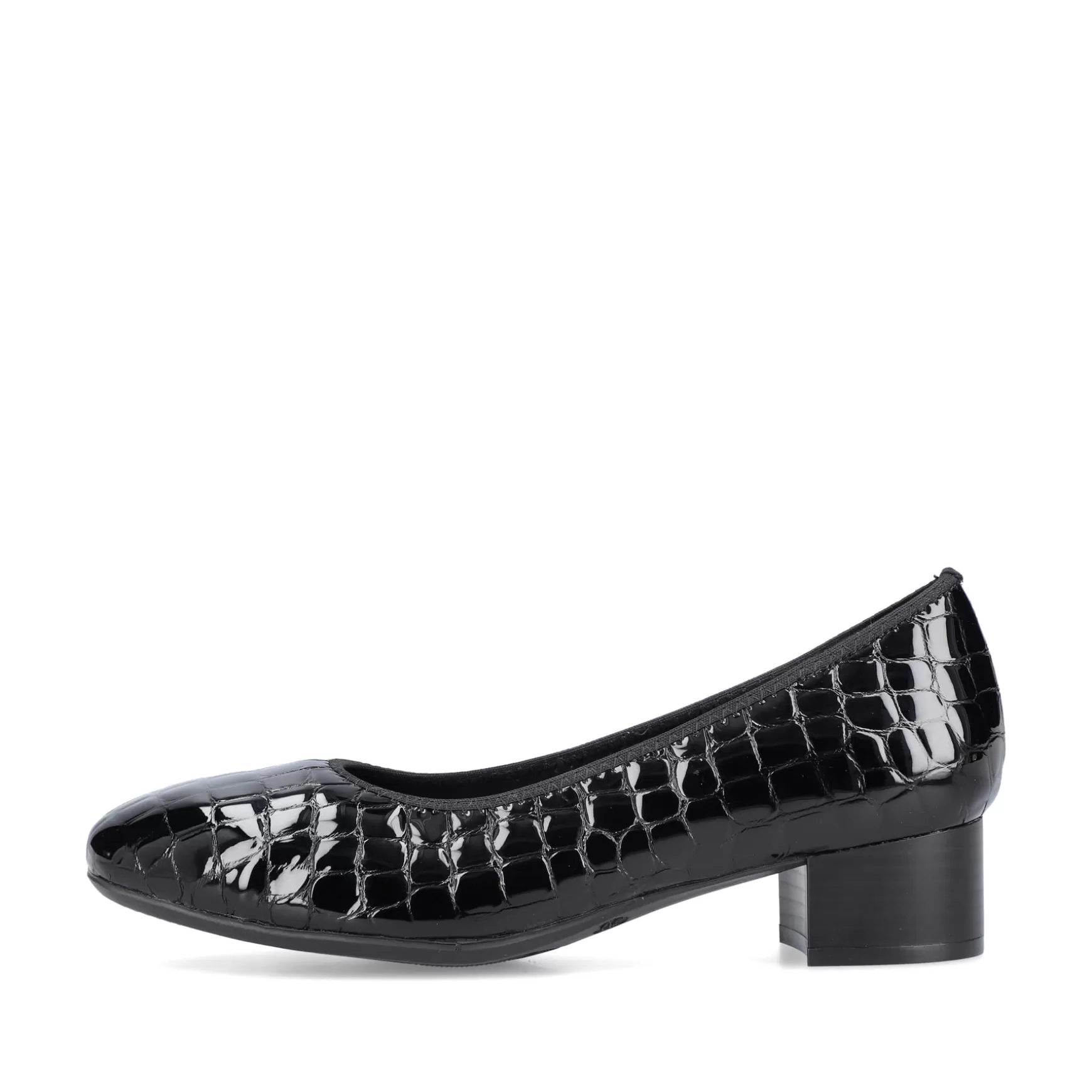 Women'S Pumps Glossy Black-Rieker Online