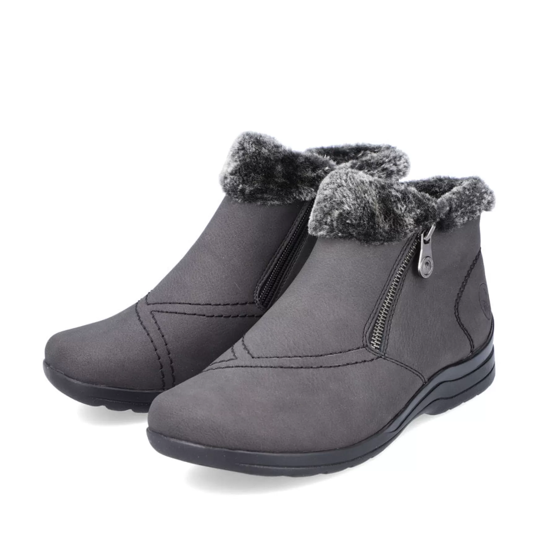 Women'S Short Boots Anthracite-Rieker Hot