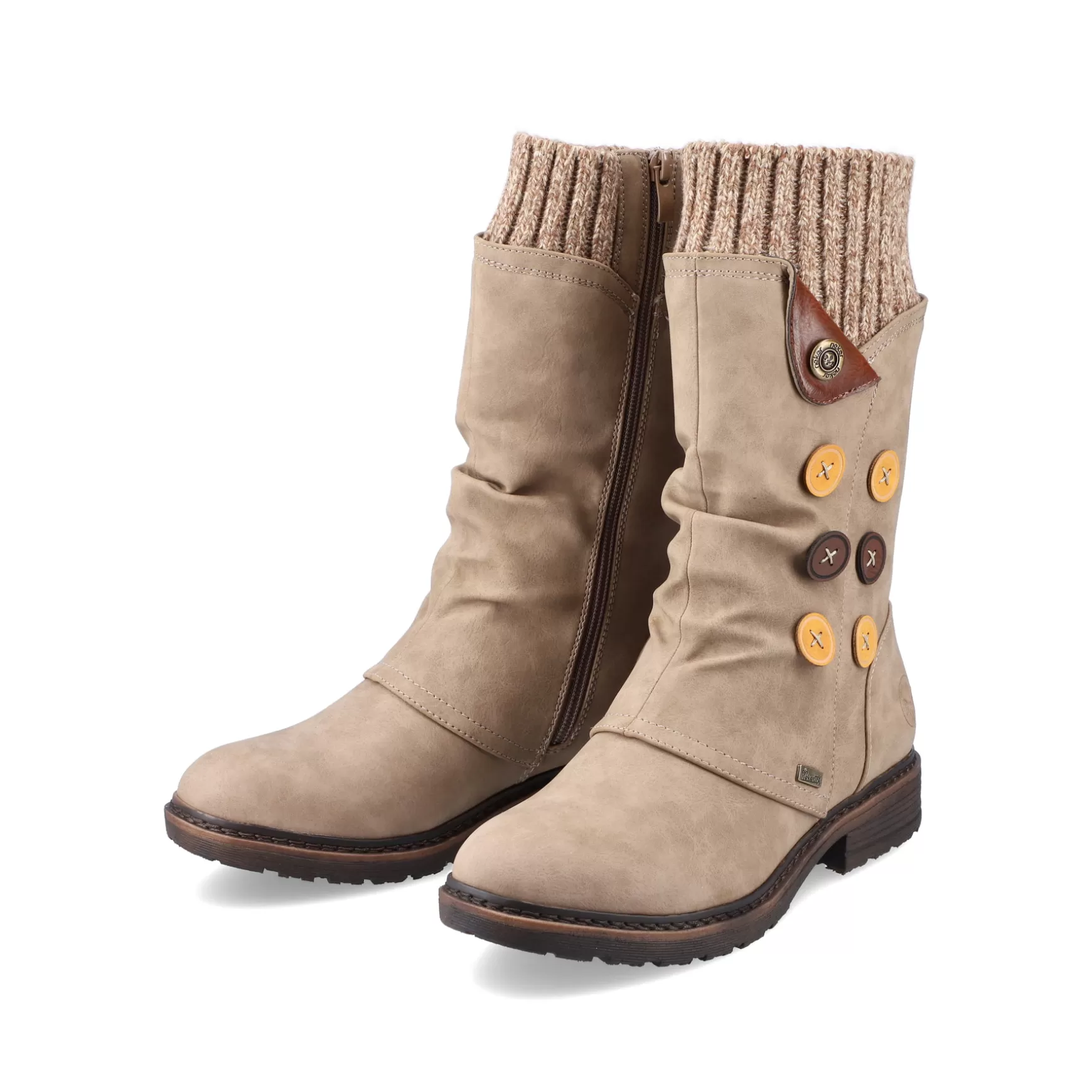 Women'S Short Boots Beige-Rieker Sale