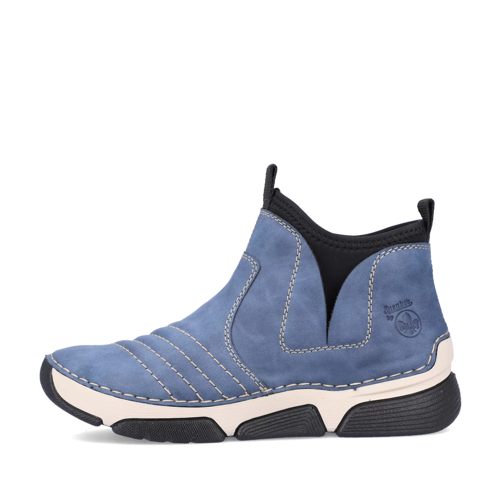 Women'S Short Boots Blue Gray-Rieker Flash Sale