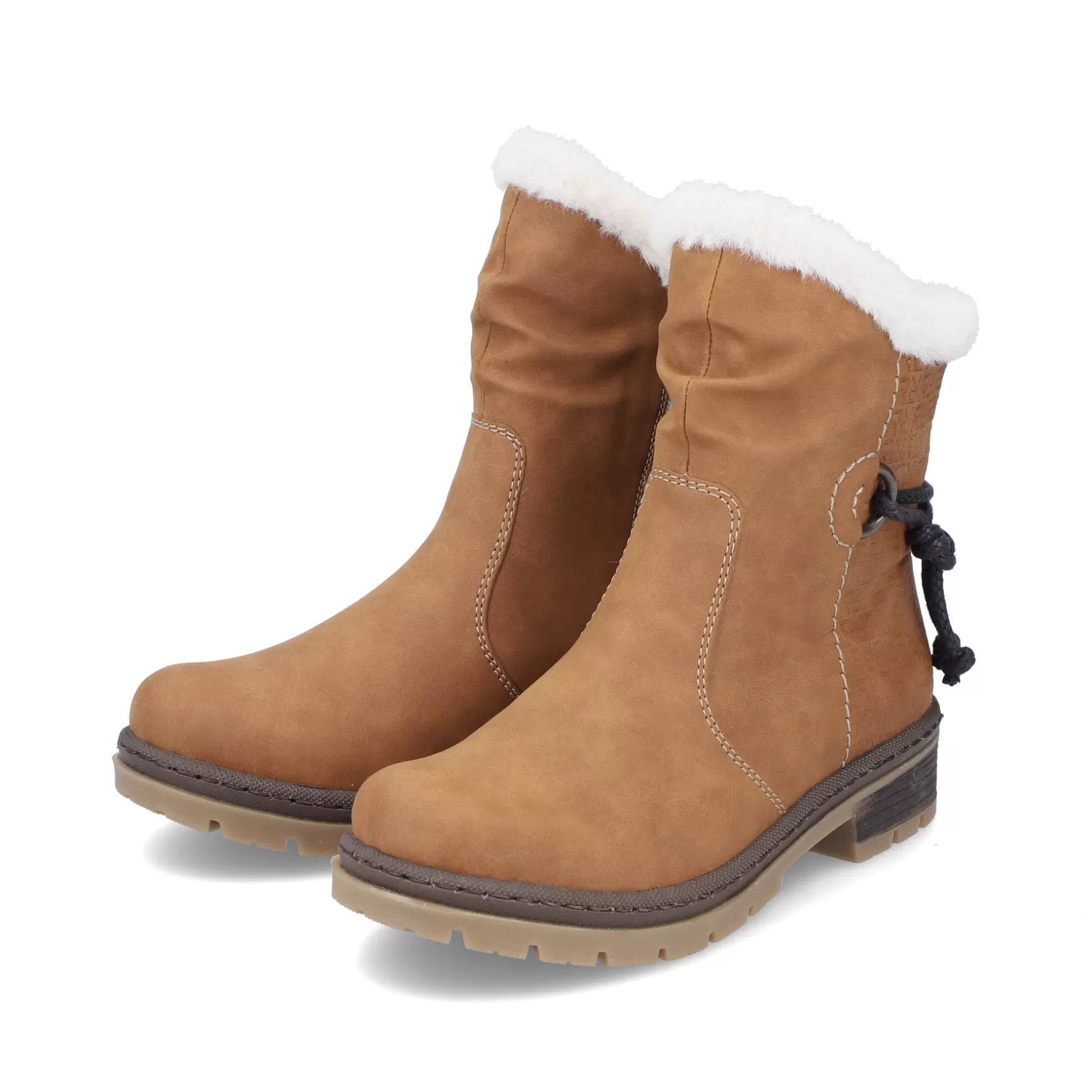 Women'S Short Boots Camel Brown-Rieker Outlet