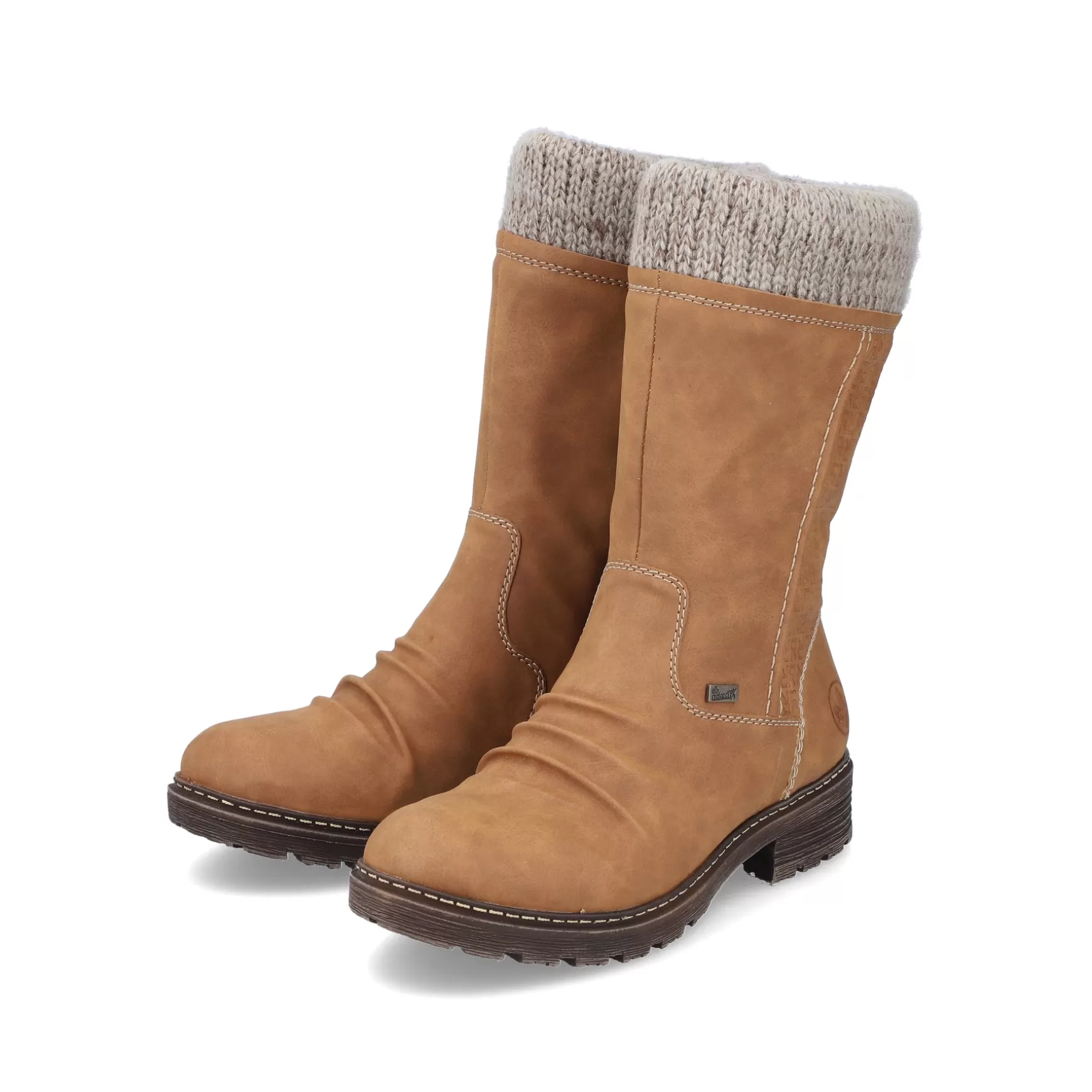 Women'S Short Boots Camel Brown-Rieker Clearance