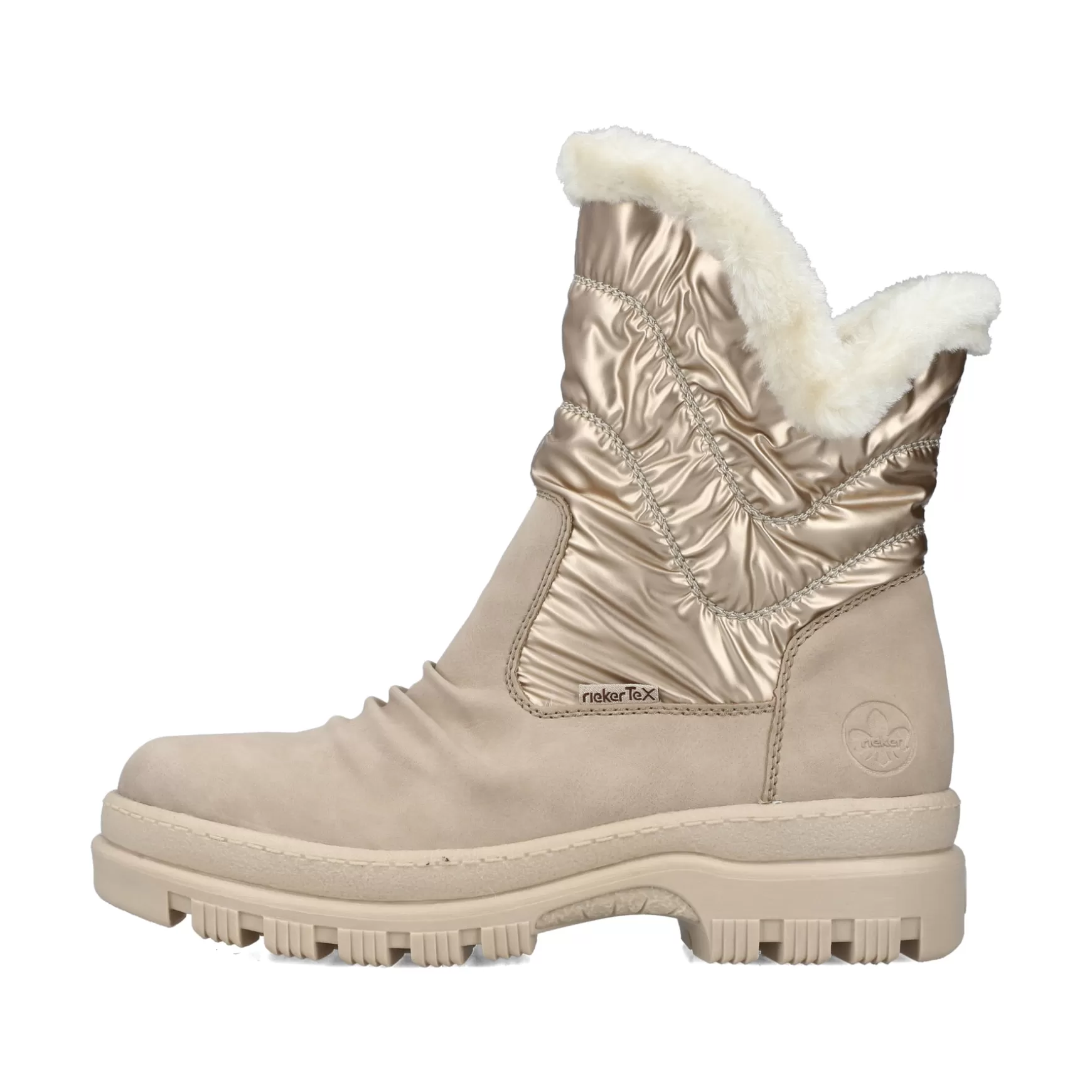 Women'S Short Boots Champagne-Rieker Shop