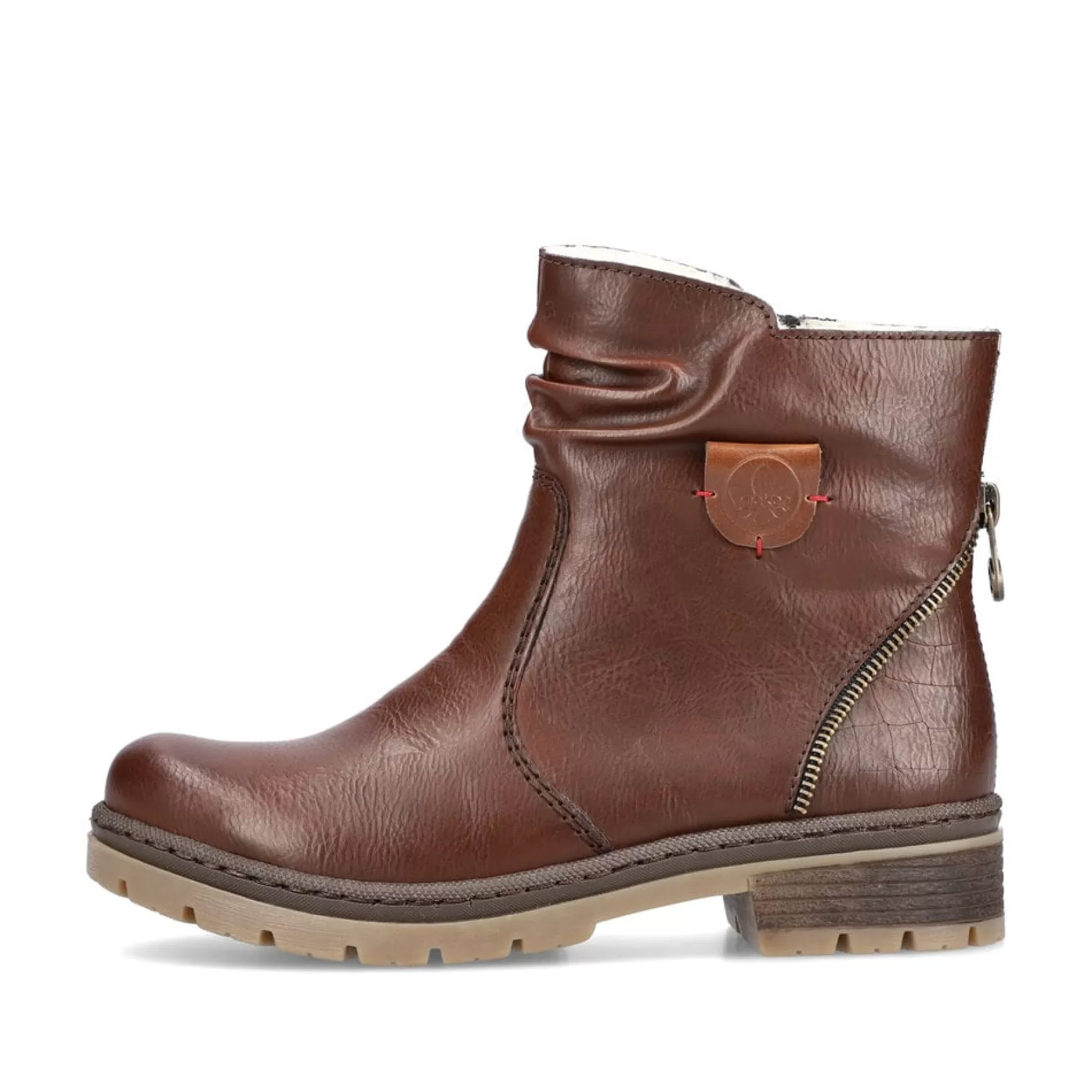 Women'S Short Boots Chestnut Brown-Rieker Discount