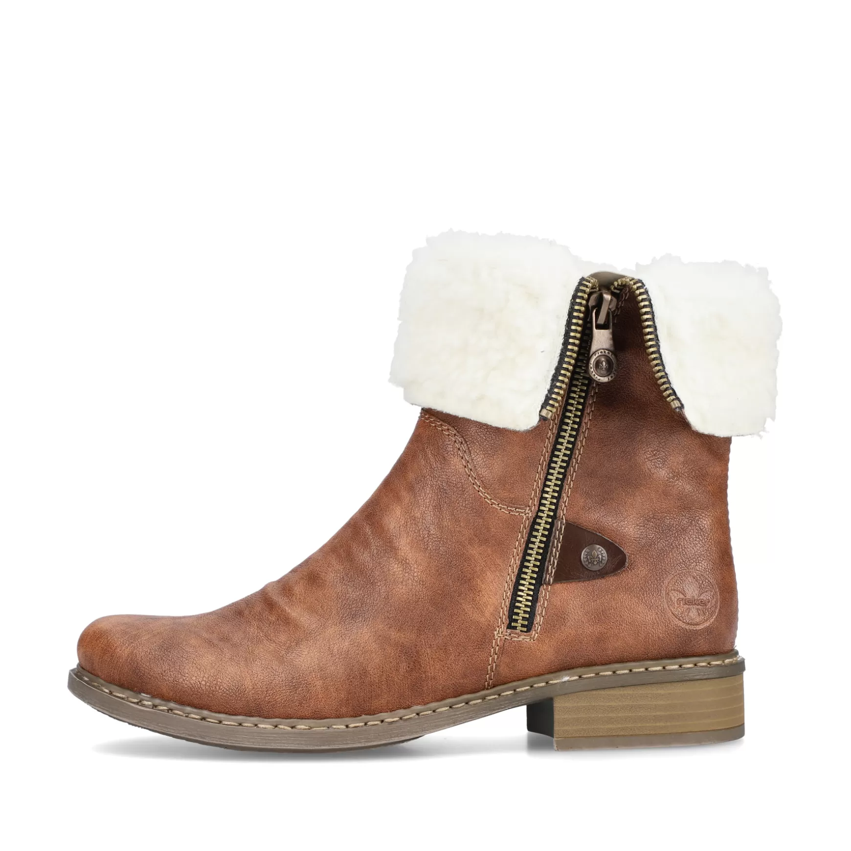 Women'S Short Boots Chestnut Brown-Rieker Store