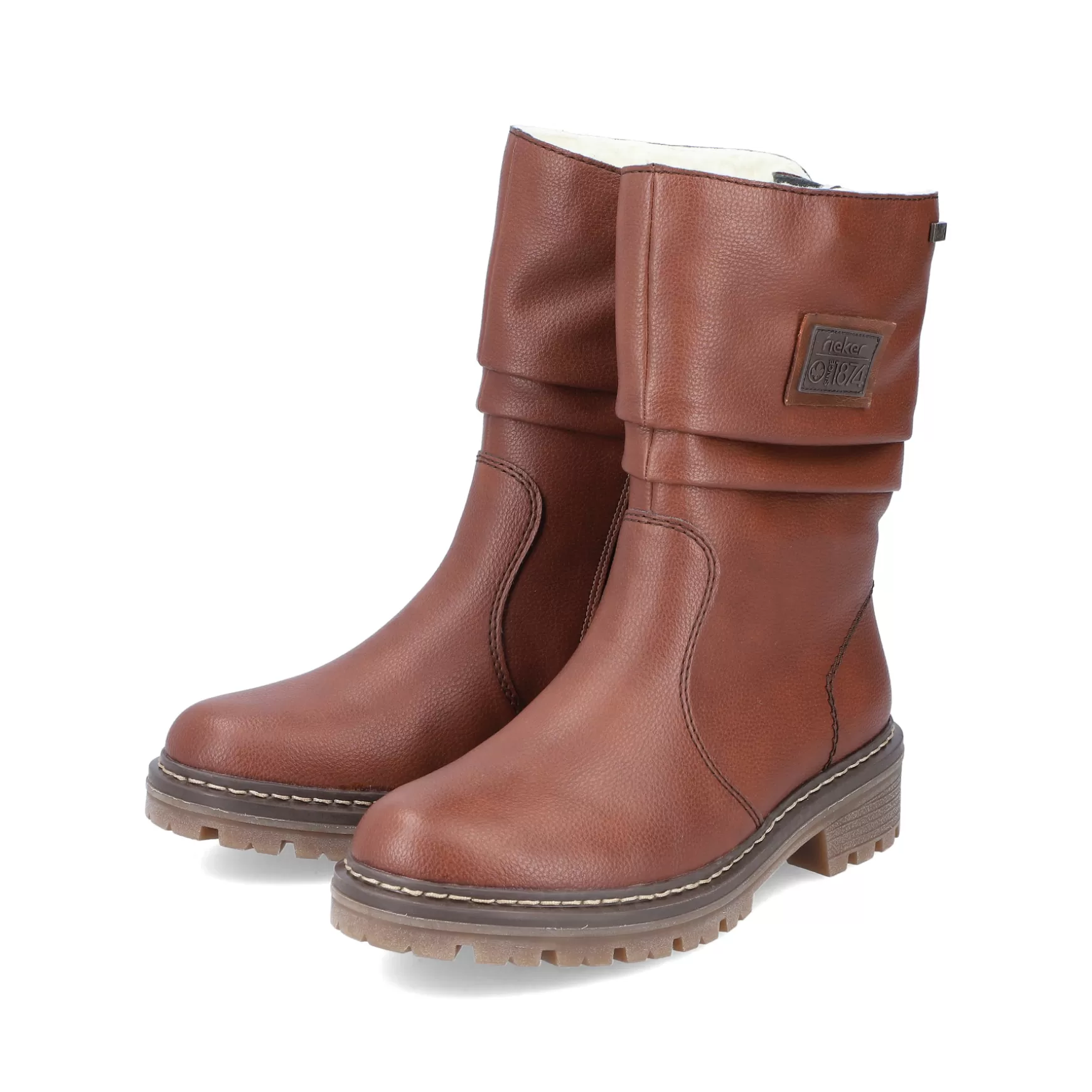 Women'S Short Boots Copper Brown-Rieker Flash Sale