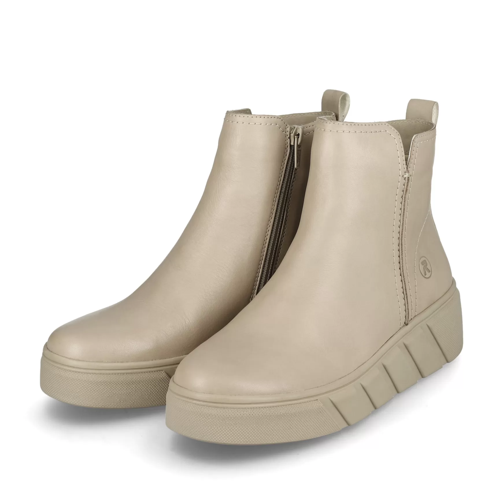 Women'S Short Boots Cream Beige-Rieker Clearance