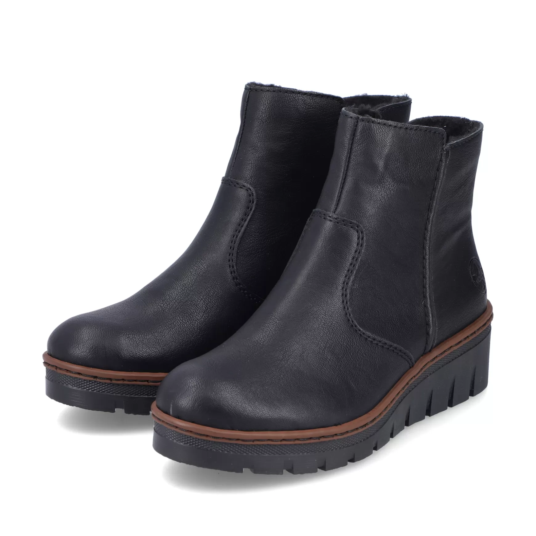 Women'S Short Boots Graphite Black-Rieker Outlet