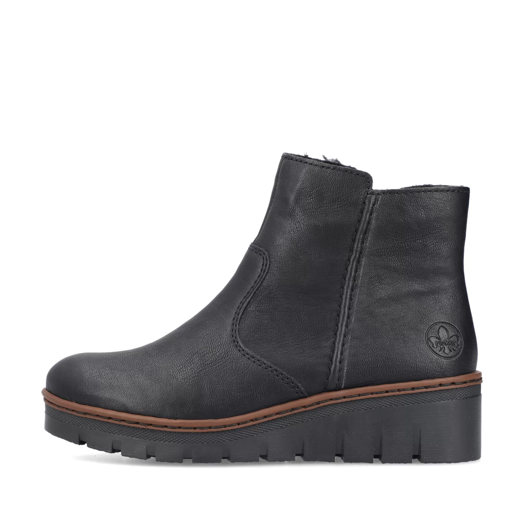 Women'S Short Boots Graphite Black-Rieker Outlet